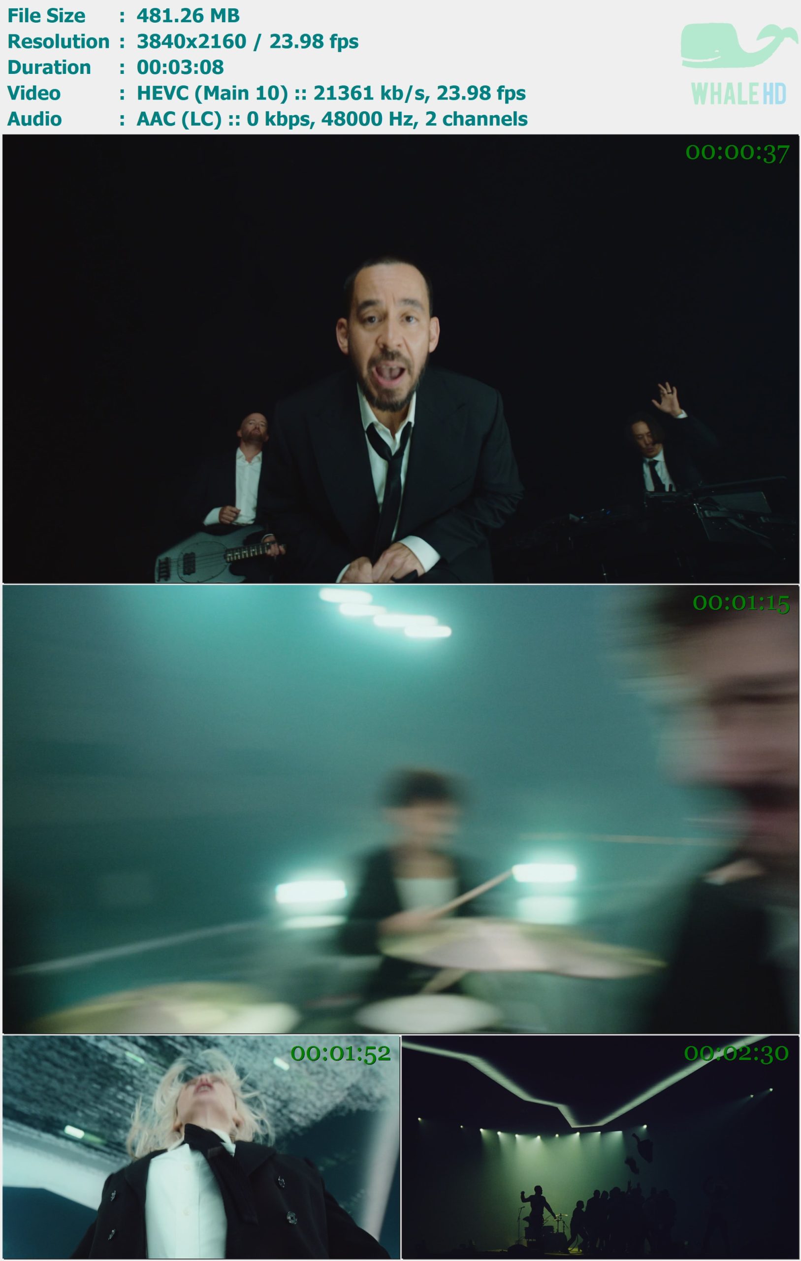 LINKIN PARK - Two Faced 2024 AM 2160p H265 - 481.26MB