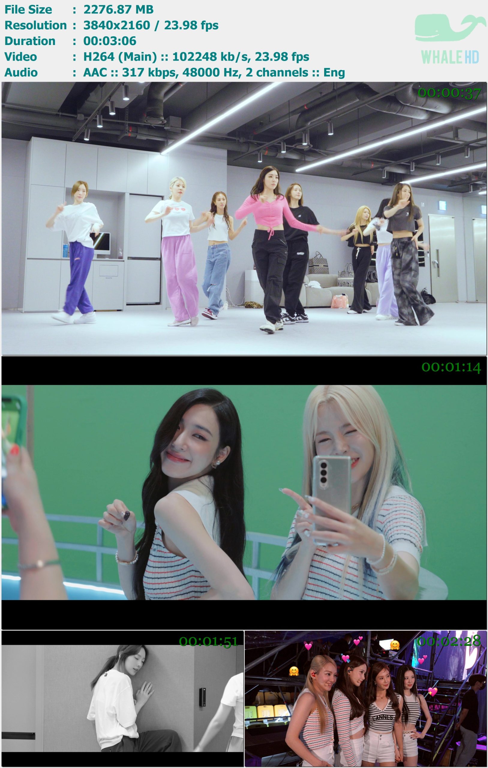 少女时代 Girls' Generation - Lucky Like That (16th Anniversary Special Video) 2023 MasterRip 2160p H264 - 2.22GB