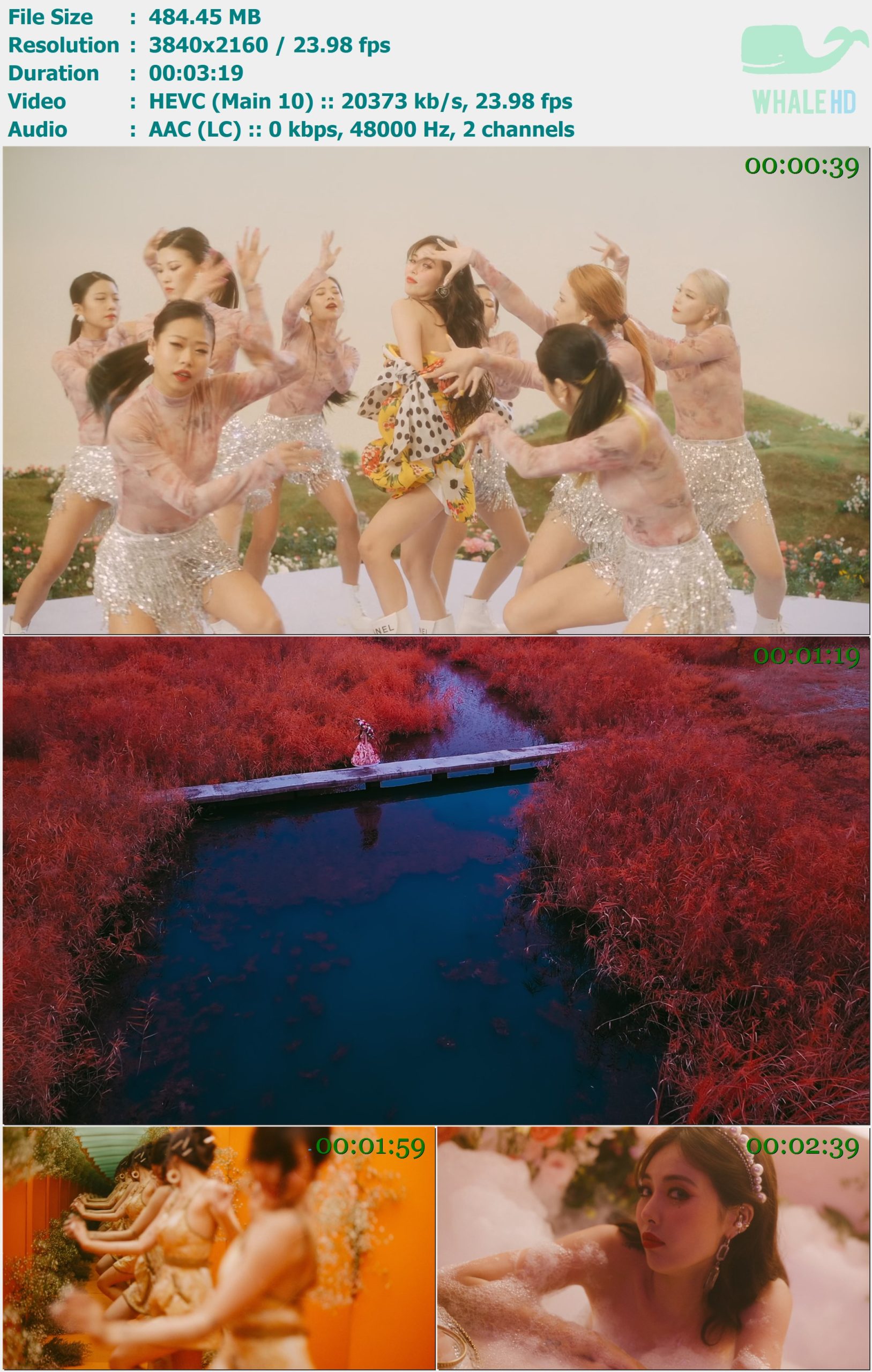 金泫雅 HyunA - Flower Shower 2019 AM 2160p H265 - 484.45MB