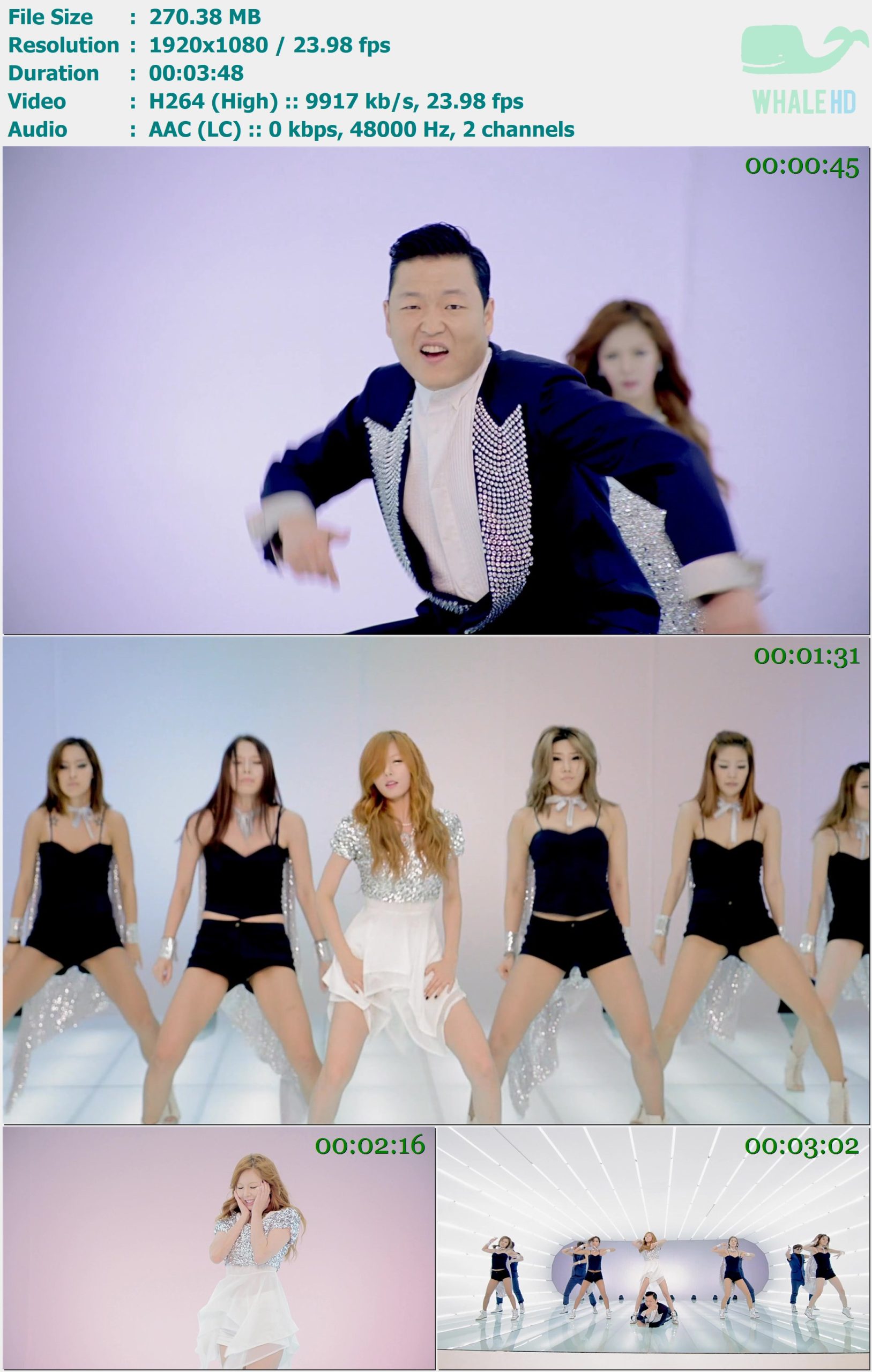 PSY feat. 金泫雅 HyunA - 오빤 딱 내 스타일 Gangnam Style (Hyuna Version) 2012 AM 1080p H264 - 270.38MB