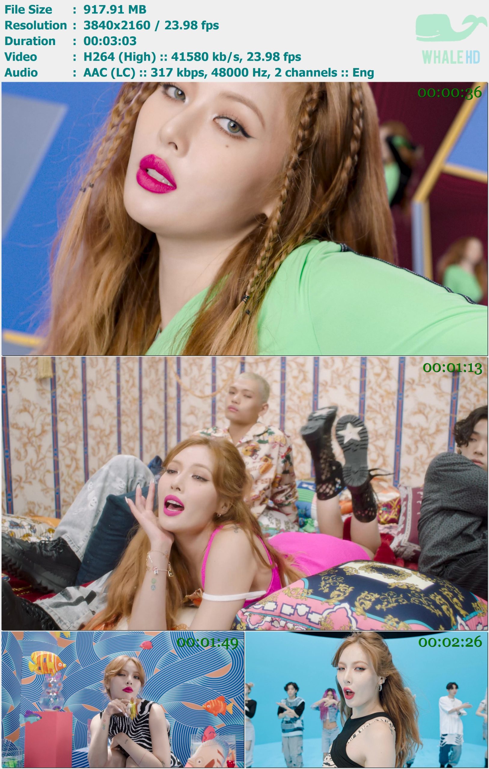 金泫雅 HyunA - GOOD GIRL 2021 MasterRip 2160p H264 - 917.91MB