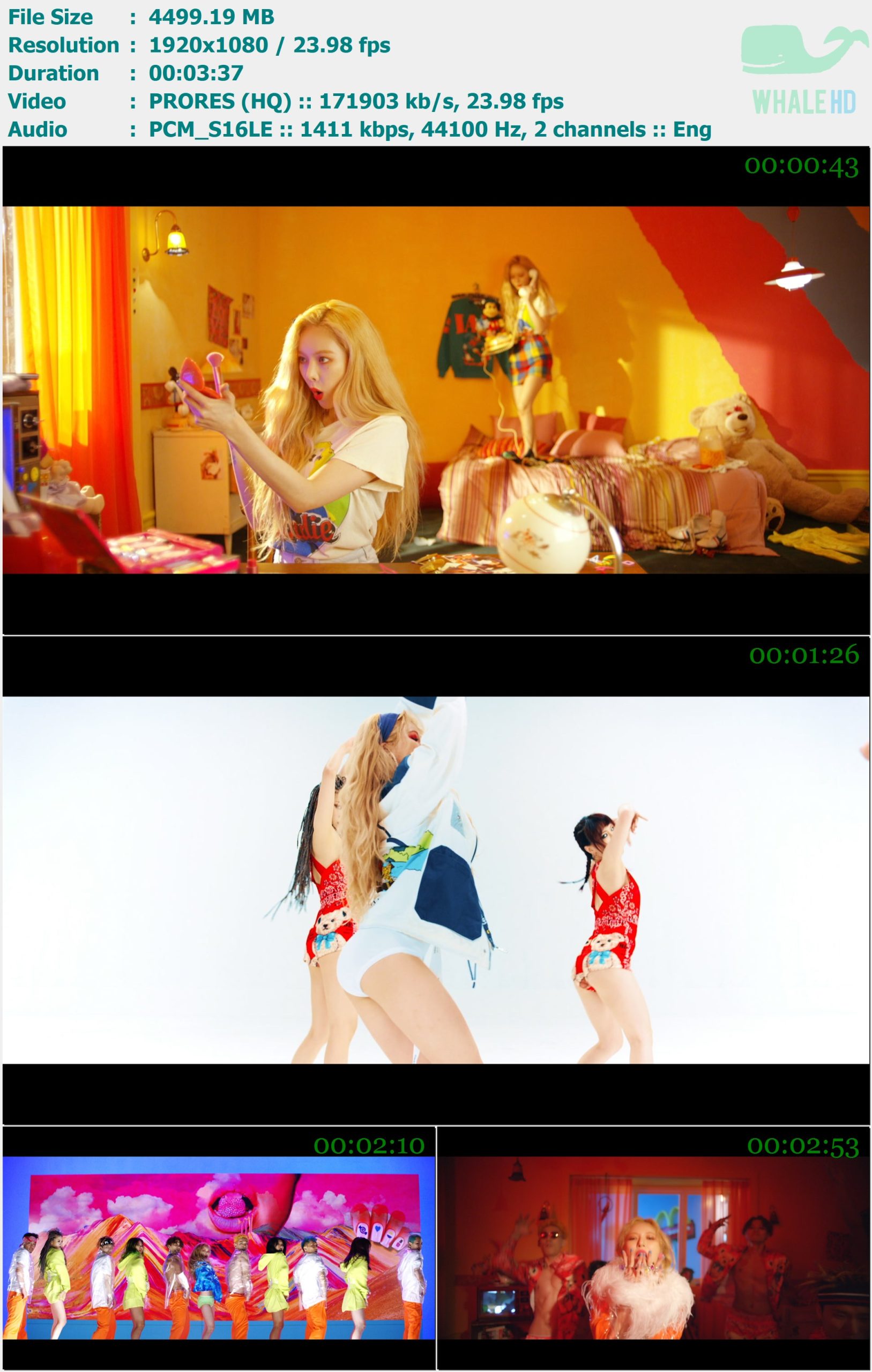 金泫雅 (HyunA) - Lip & Hip 2017 Master 1080p ProRes - 4.39GB