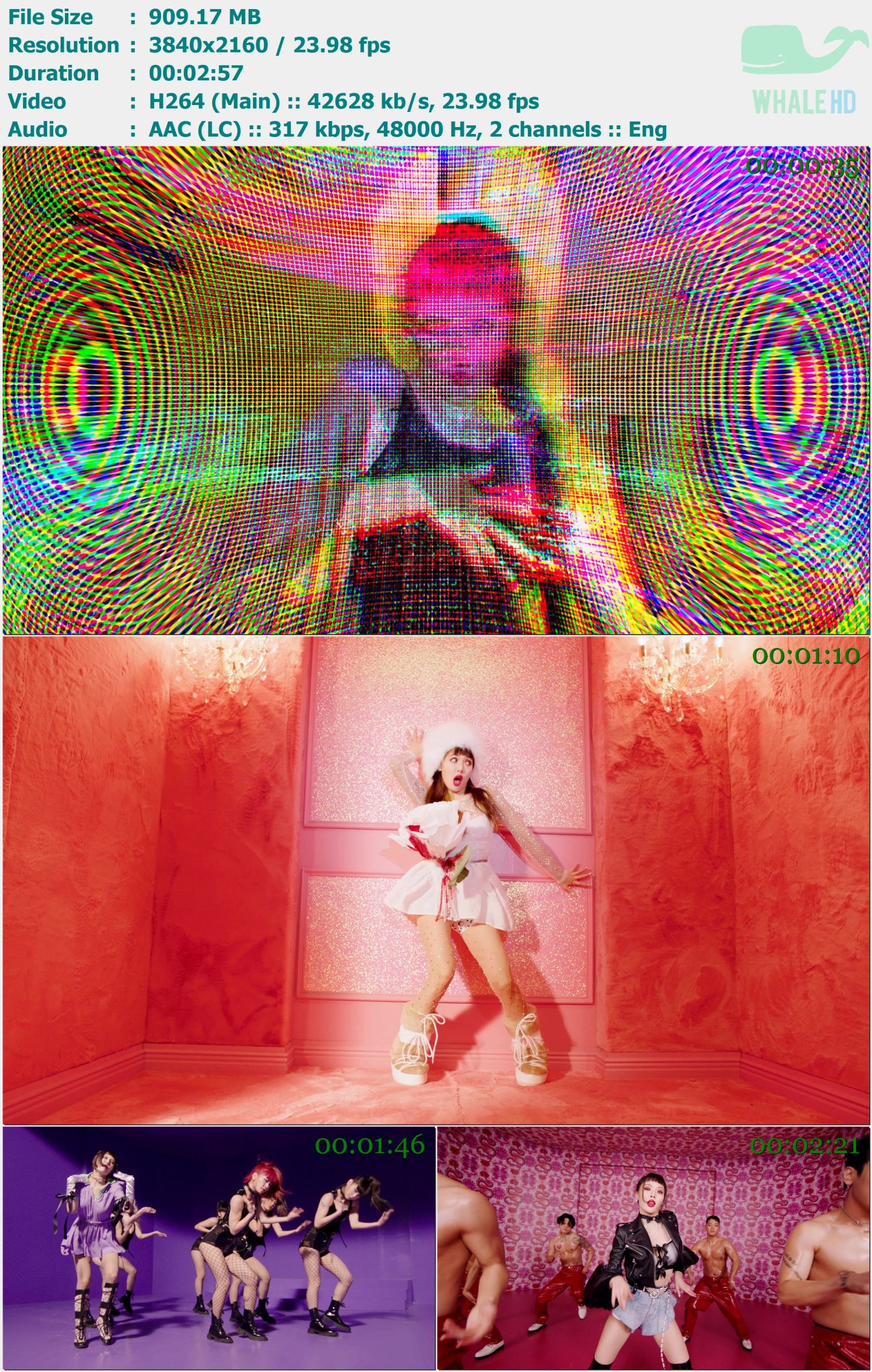 金泫雅 HyunA - I'm Not Cool 2021 Bugs! 2160p H264 - 909.17MB