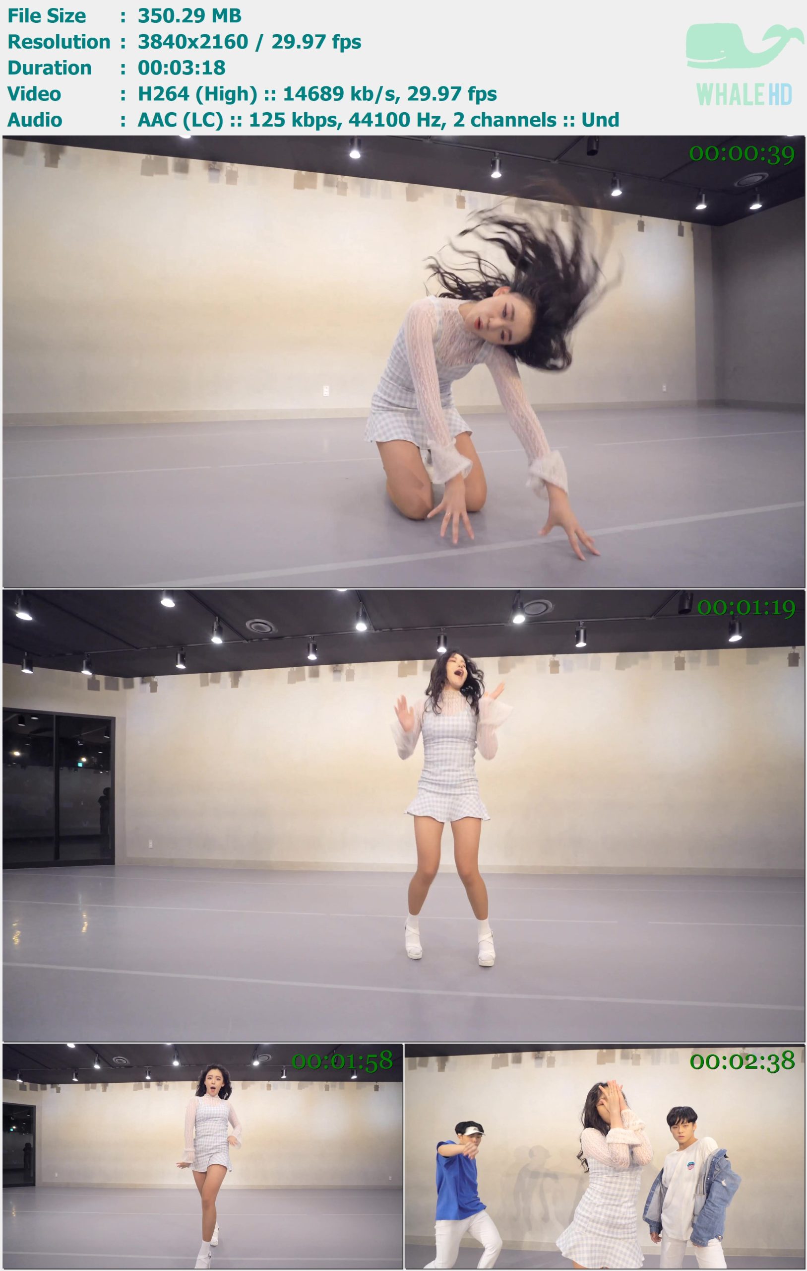 金泫雅 HyunA - Babe (LIVE VIVA DANCE  STUDIO) 2017 MasterRip 2160p H264 - 350.29MB