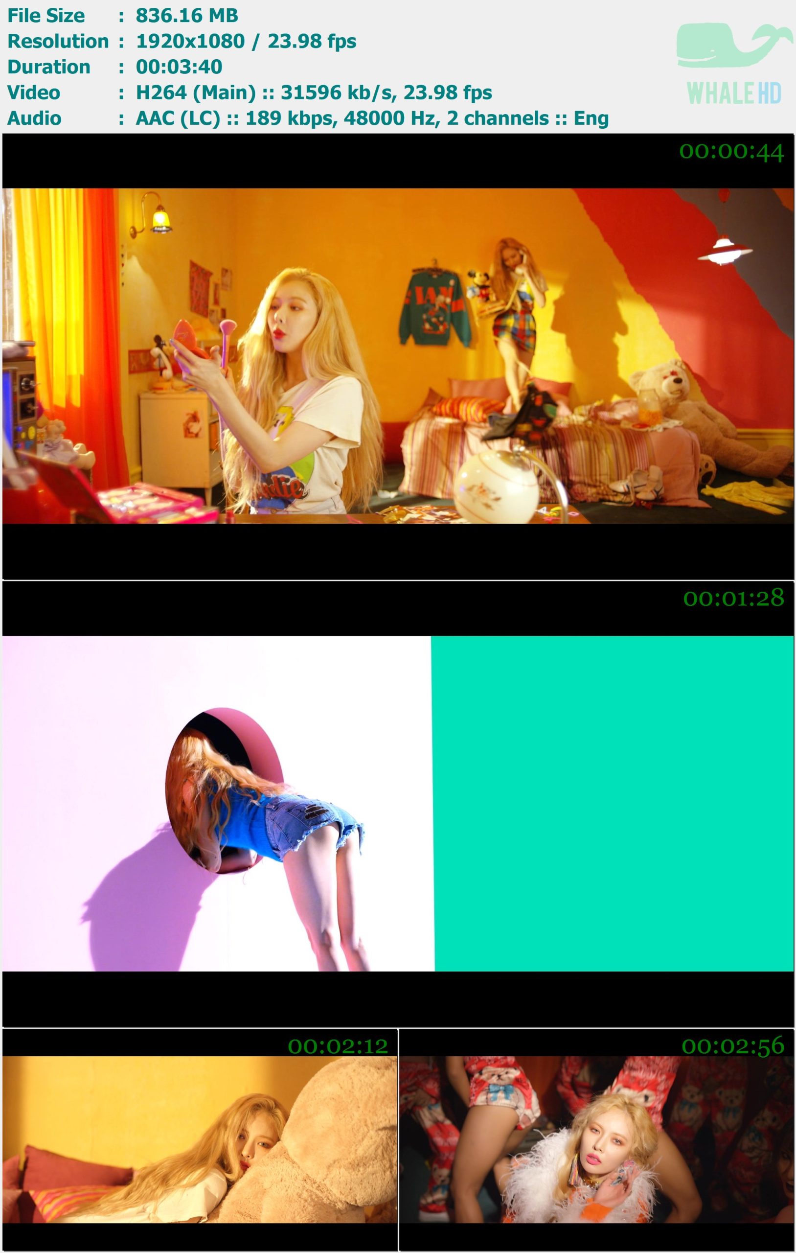 金泫雅 HyunA - Lip & Hip 2017 MasterRip 1080p H264 - 836.16MB