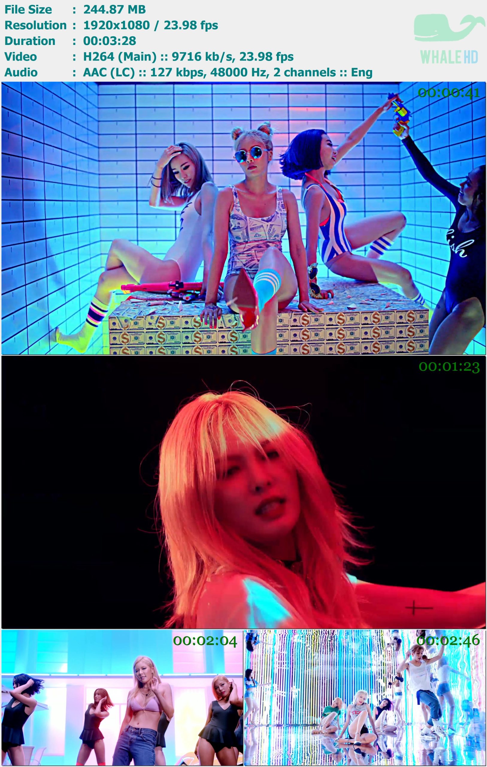 金泫雅 Hyuna - Roll Deep (Original Ver.) 2015 Bugs! 1080p H264 - 244.87MB