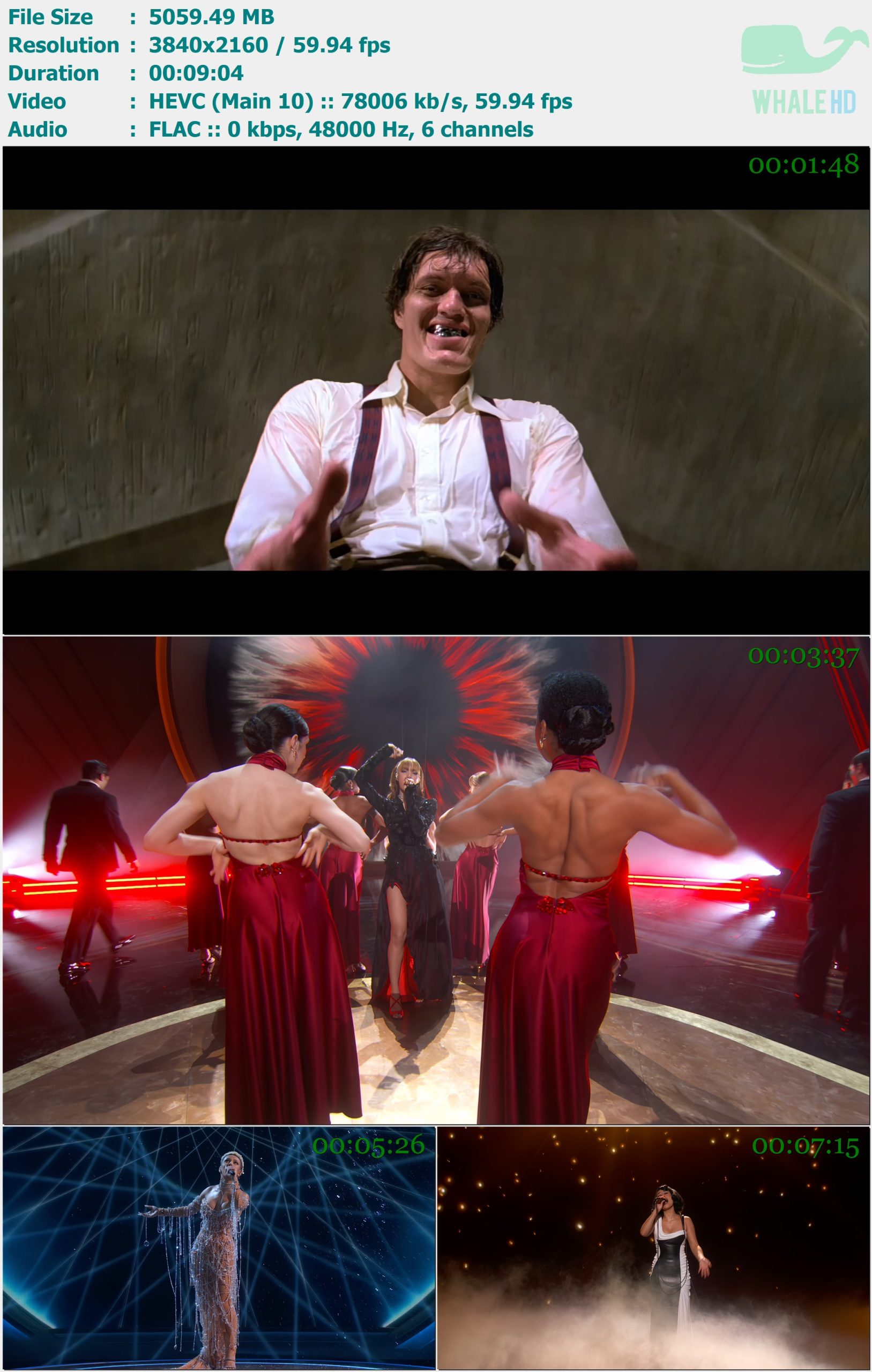 Lisa, Doja Cat & RAYE - 奥斯卡颁奖礼 The Academy Awards 2025 FEED 720p+2160p H264+H265 - 2.58GB+4.94GB