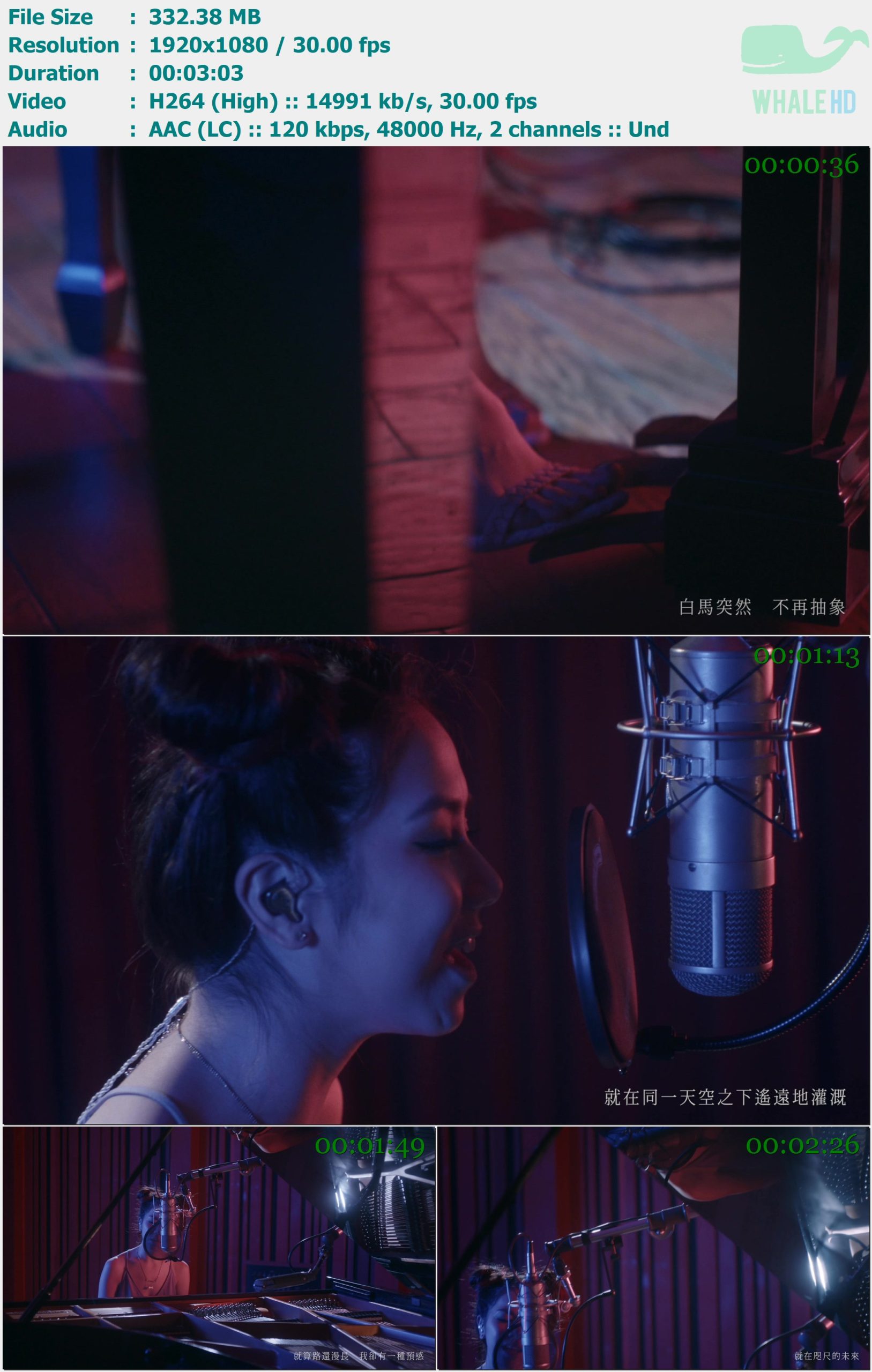 邓紫棋 - 画 (Live Piano Session II) 2016 MasterRip 1080p H264 - 332.38MB