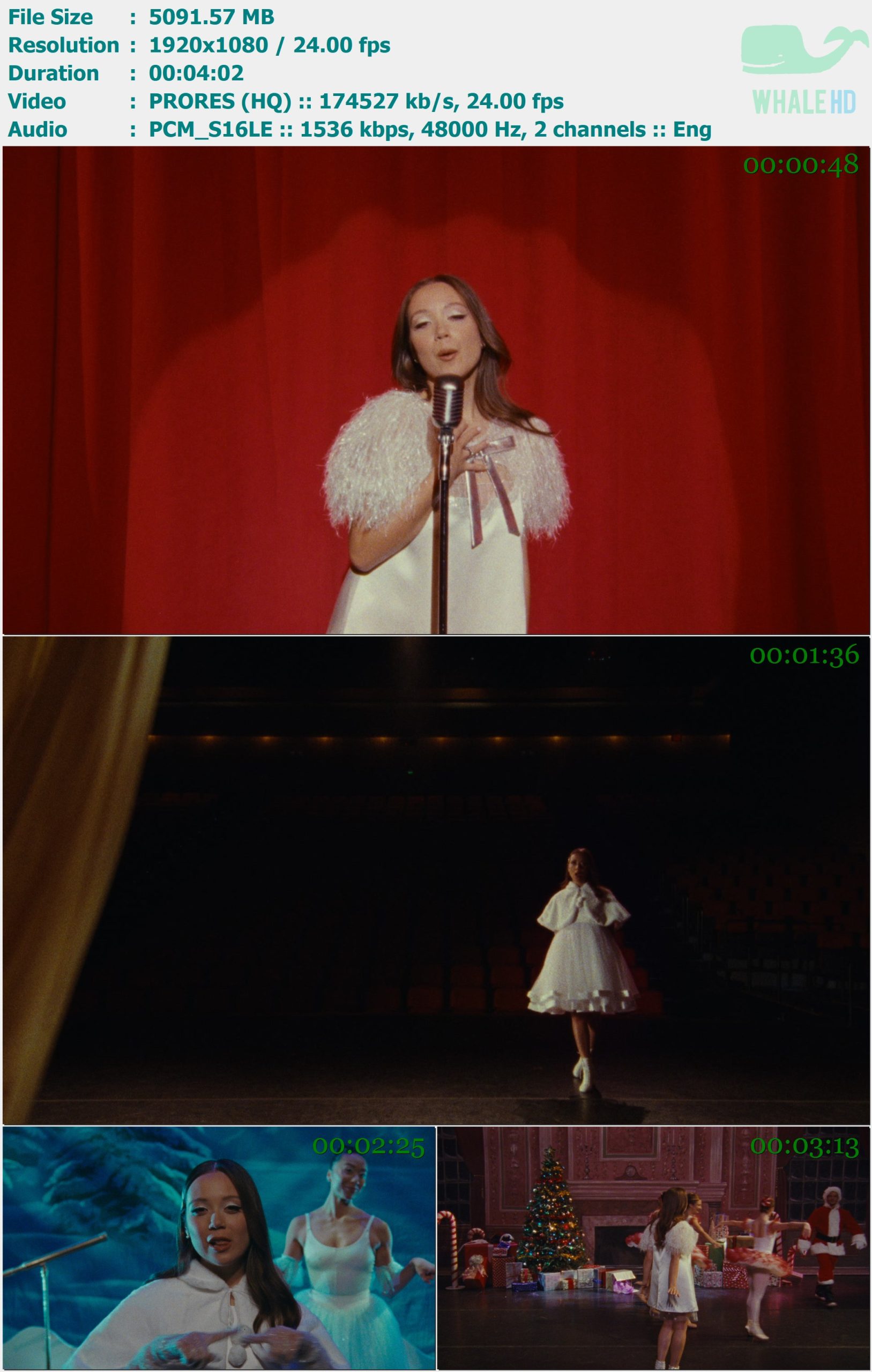 林冰 Laufey - Santa Baby 2024 Master 1080p ProRes - 4.97GB