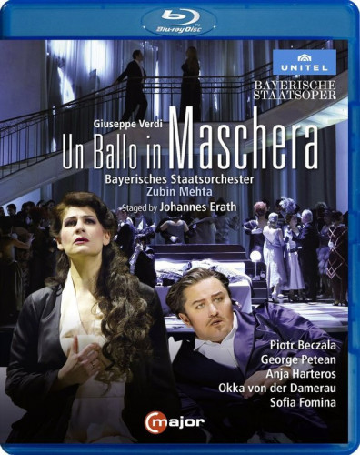 威尔第歌剧 假面舞会 Giuseppe Verdi - Un Ballo in Maschera 2016 (Zubin Mehta, Piotr Beczala, George Petean, Anja Harteros, Bavarian State Opera) 2017 中字 BD蓝光原盘 2160p H265 - 36.82GB