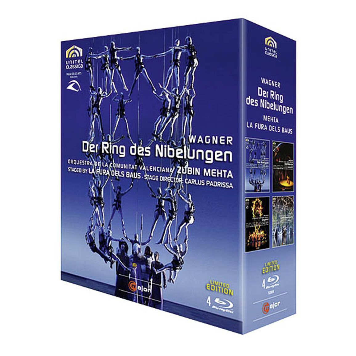 瓦格纳歌剧：尼布龙根的指环四部曲 Richard Wagner: Der Ring des Nibelungen (Valencia) Zubin Mehta (La Fura Dels Baus) 2007 BD蓝光原盘 1080i H264 - 169.16GB