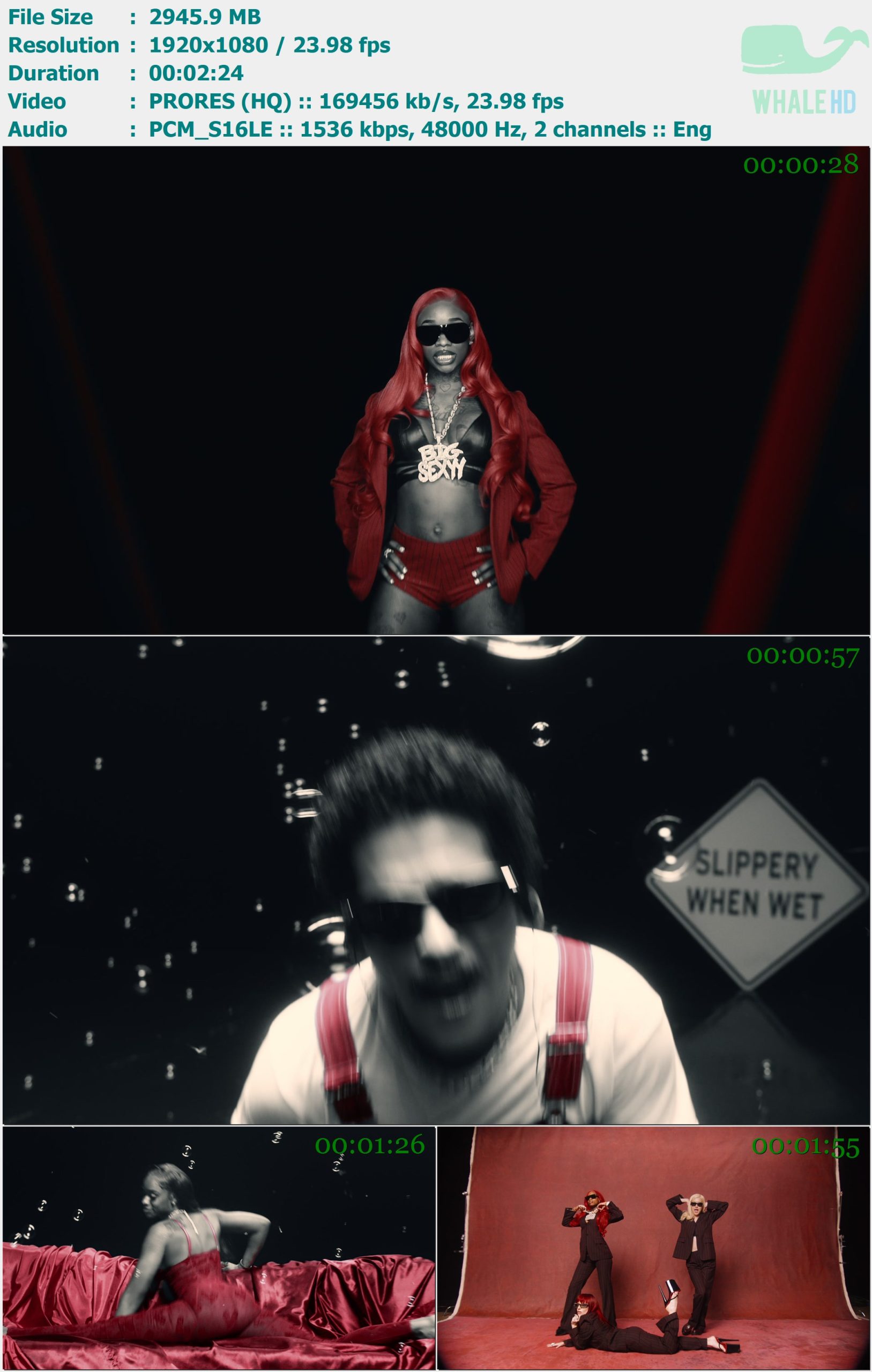 Sexyy Red & Bruno Mars - Fat Juicy & Wet 2025 Master 1080p ProRes - 2.88GB