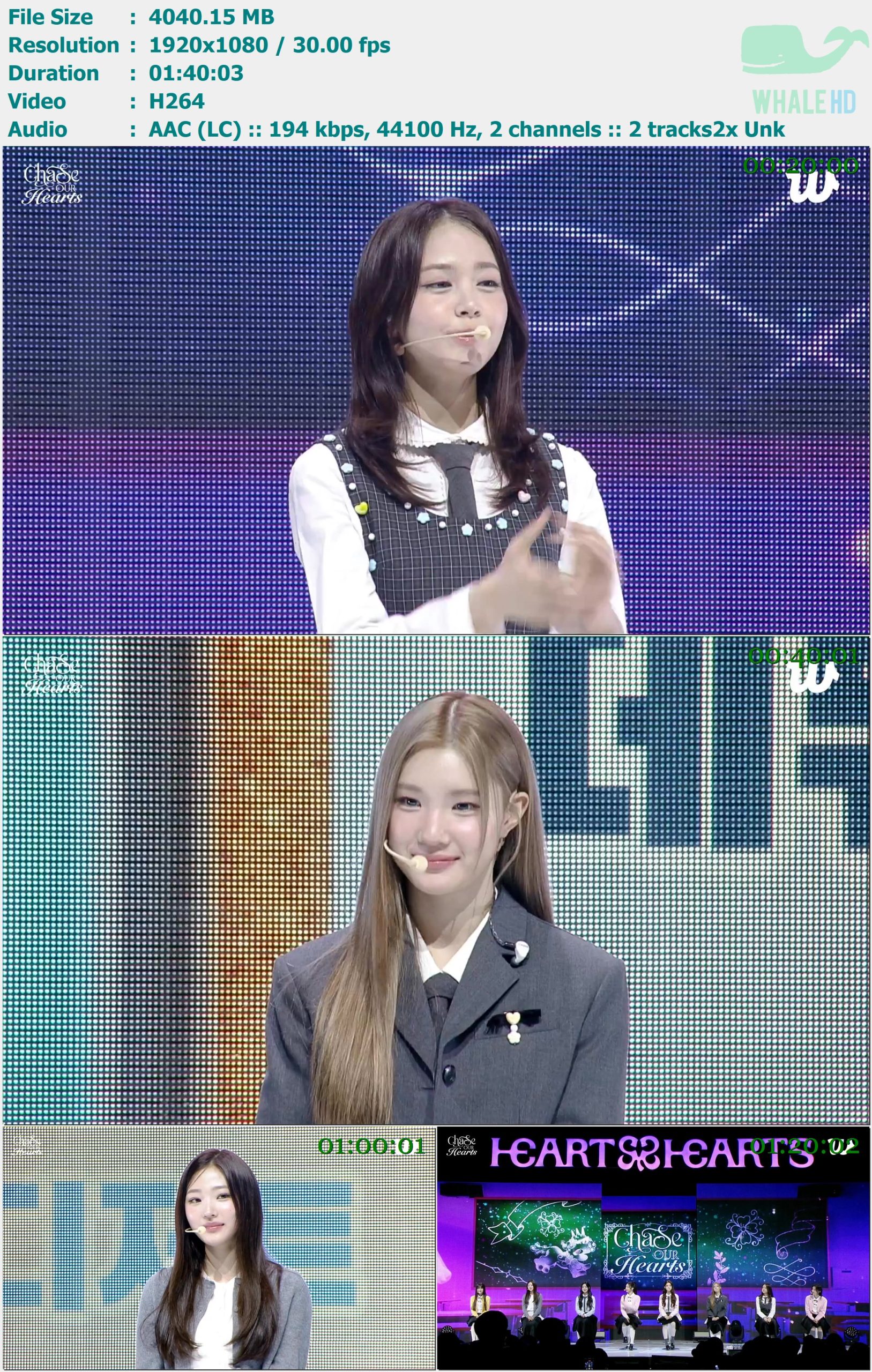 Hearts2Hearts Debut Fan Showcase 'Chase Our Hearts' 2025 WEB-DL 1080p H264 - 3.95GB