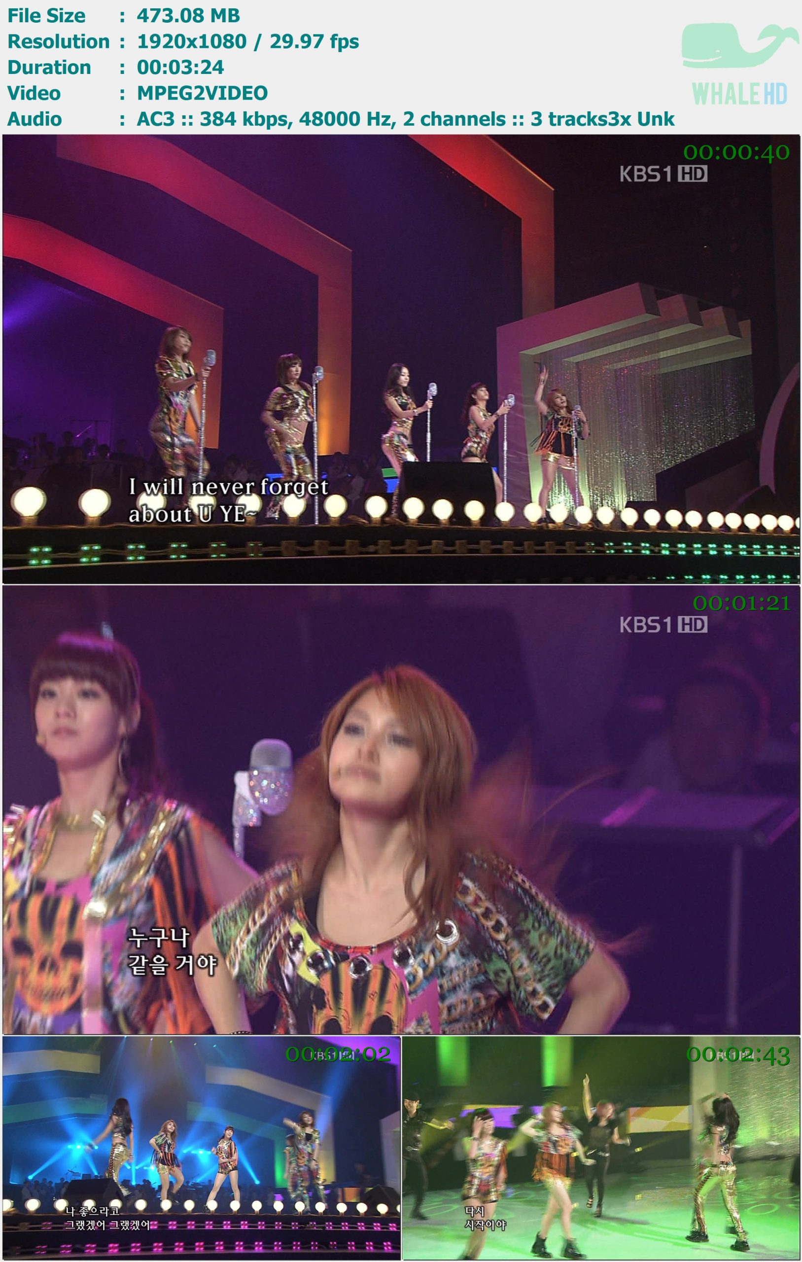 Kara - Step (KBS1 Open Concert 2011.10.23) HDTV 1080i MPEG2 - 473.08MB