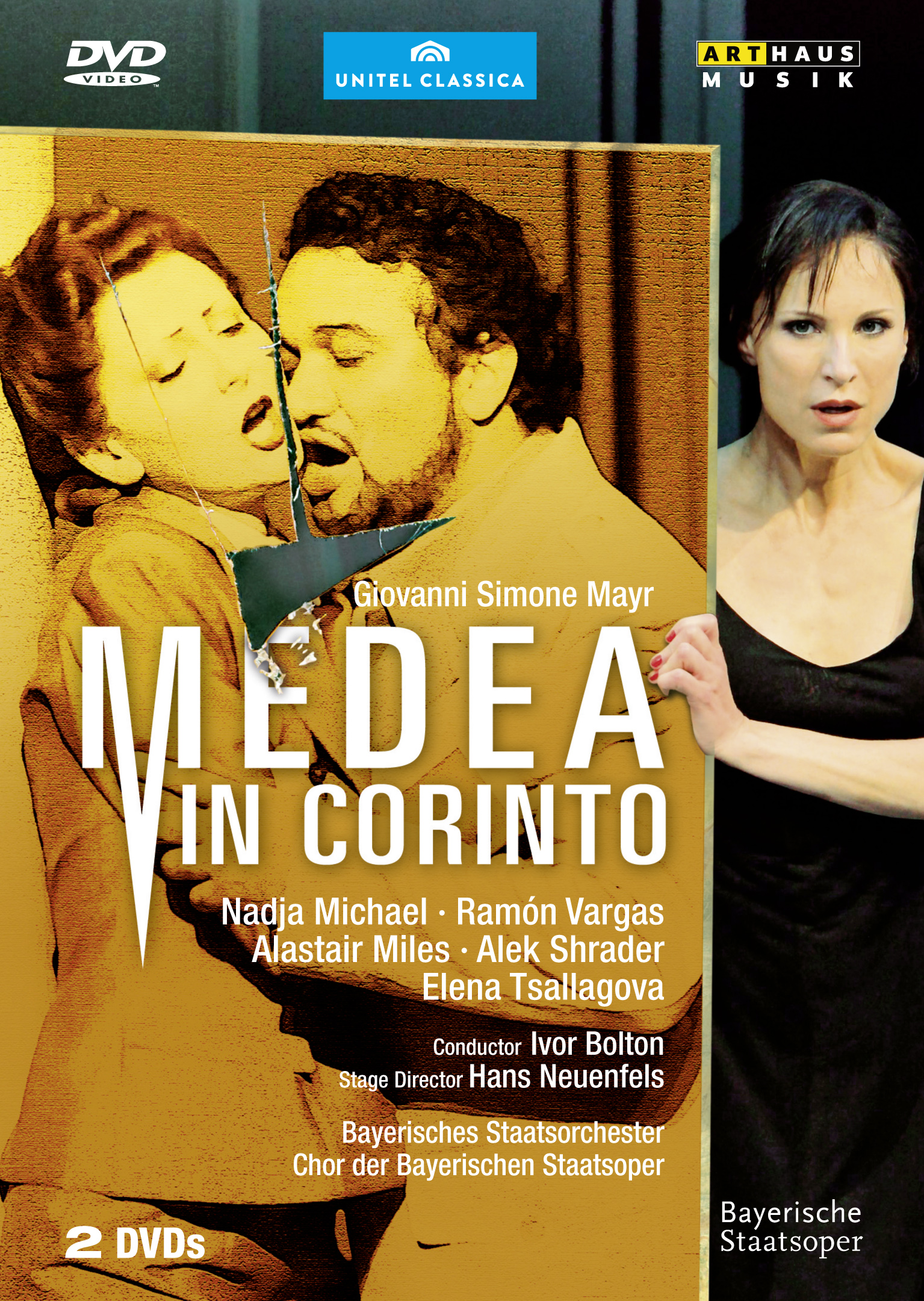 西蒙·迈尔歌剧 美狄亚在科林托 Giovanni Simone Mayr - Medea in Corinto (Alistair Miles, Ramon Vargas, Nadja Michael; Ivor Bolton; Hans Neuenfels) 2010 中字 BD蓝光原盘 1080i H264 - 39.60GB