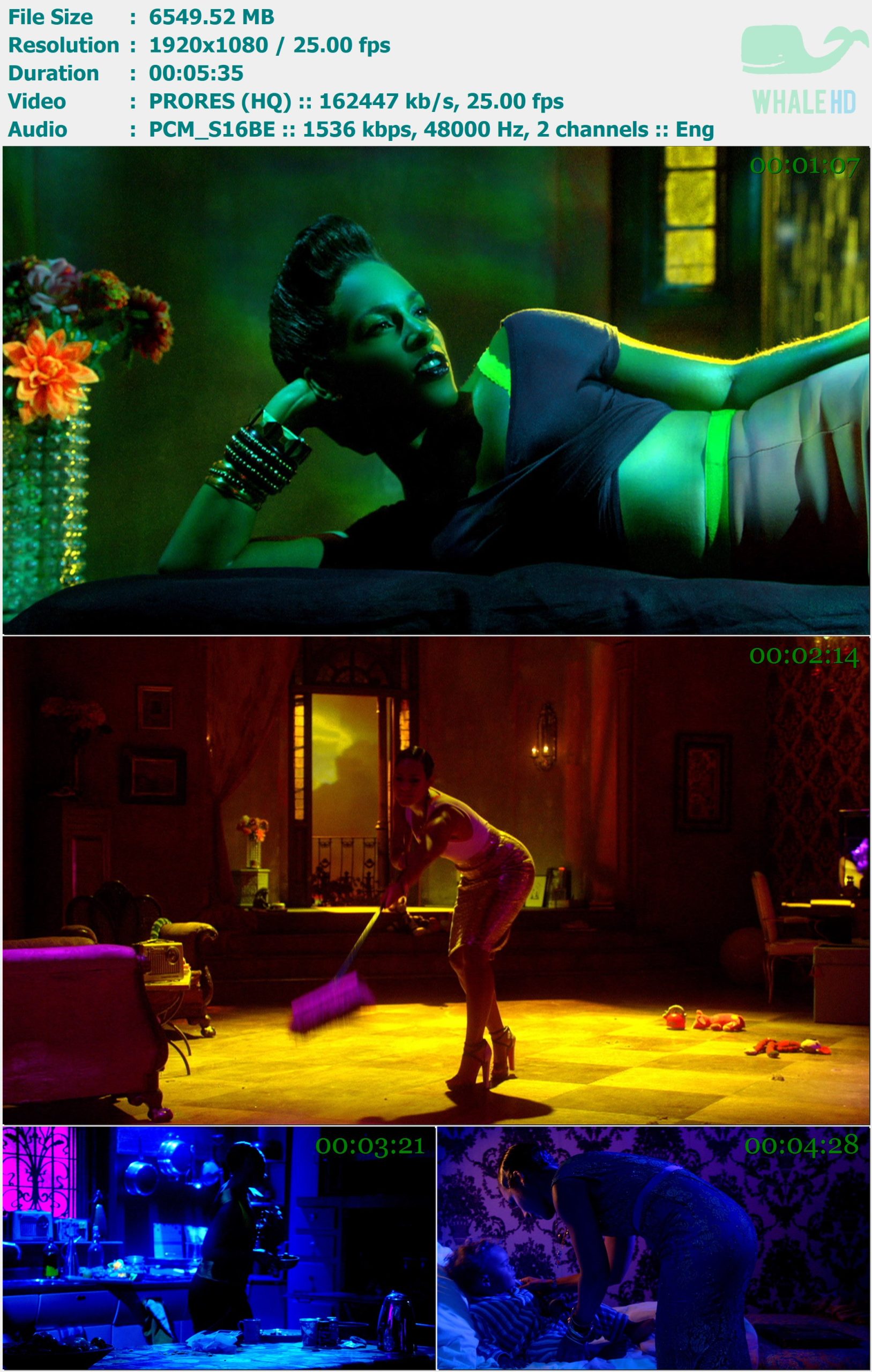 Alicia Keys & Nicki Minaj - Girl On Fire (Inferno Version) 2012 Master 1080p ProRes - 6.40GB