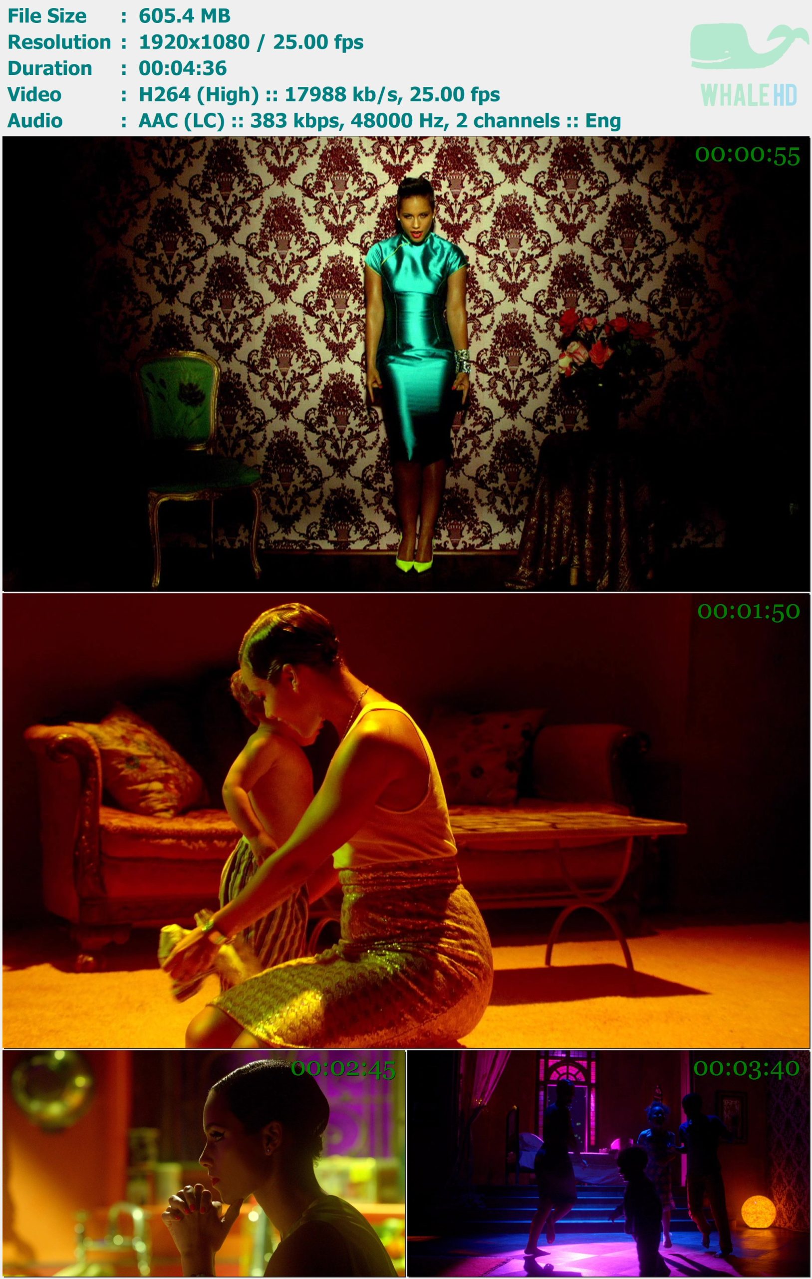 Alicia Keys feat. Nicki Minaj - Girl On Fire 2012 MasterRip 1080p H264 - 605.40MB