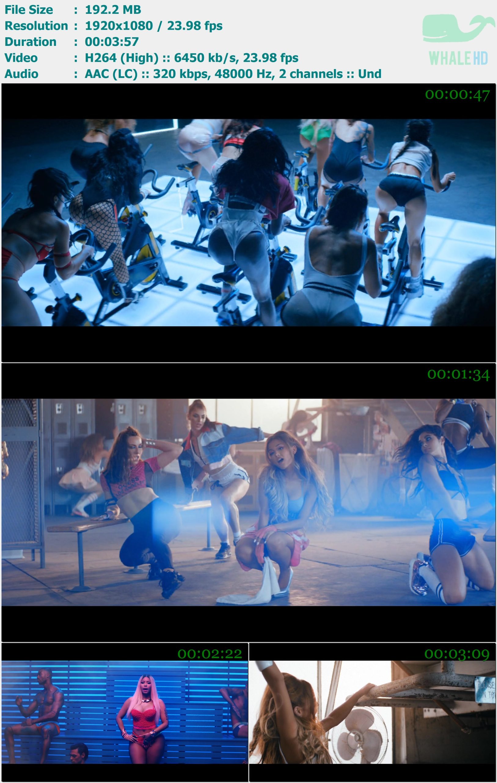 Ariana Grande feat. Nicki Minaj - Side To Side 2016 𝐓𝐢𝐝𝐚𝐥 1080p H264 - 192.20MB