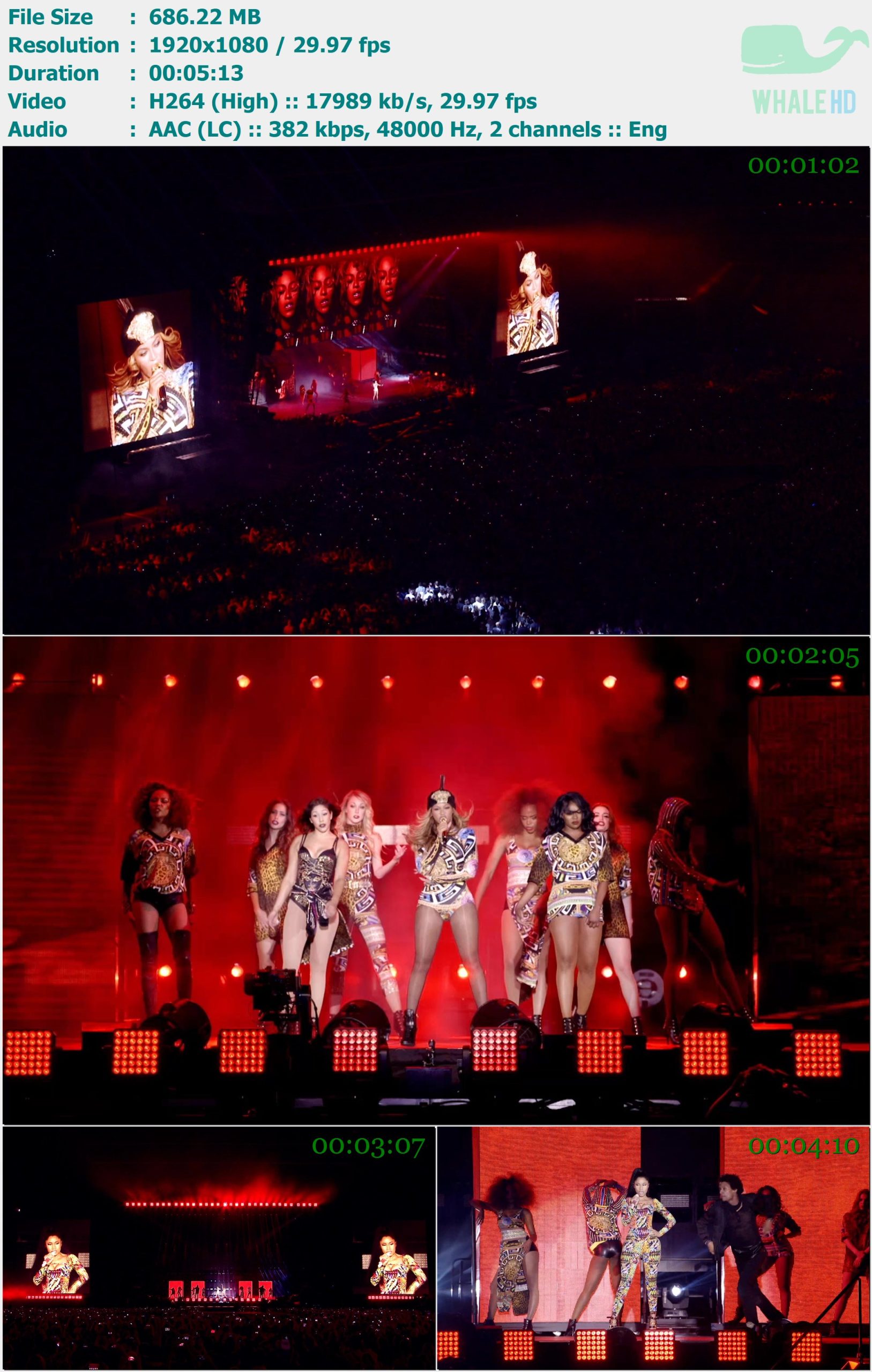 Beyoncé, Nicki Minaj - Flawless Remix 2016 MasterRip 1080p H264 - 686.22MB