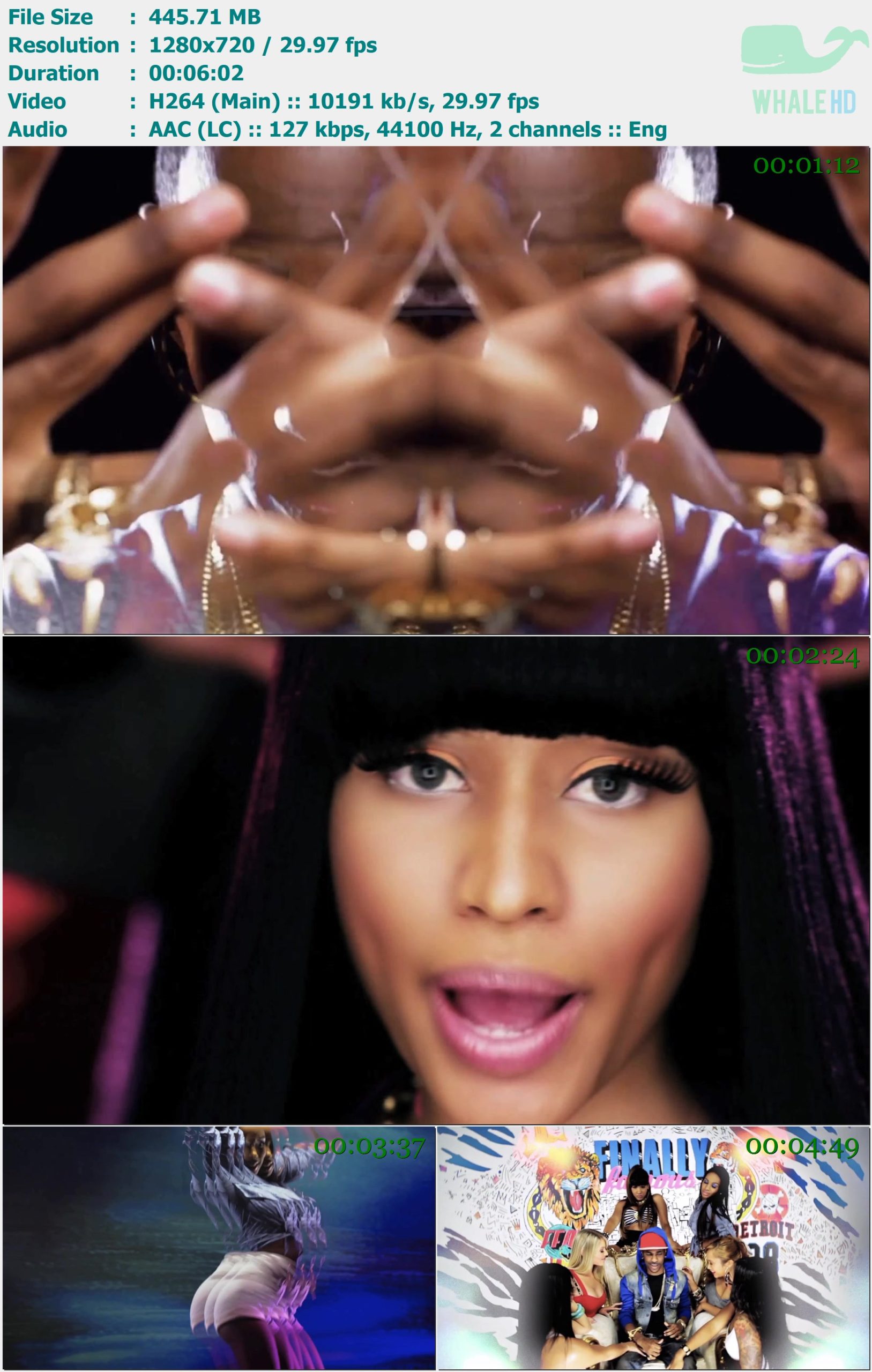 Big Sean feat.Nicki Minaj - Dance Ass [UE - Extended Remix] 2011 MasterRip 720p H264 - 445.71MB