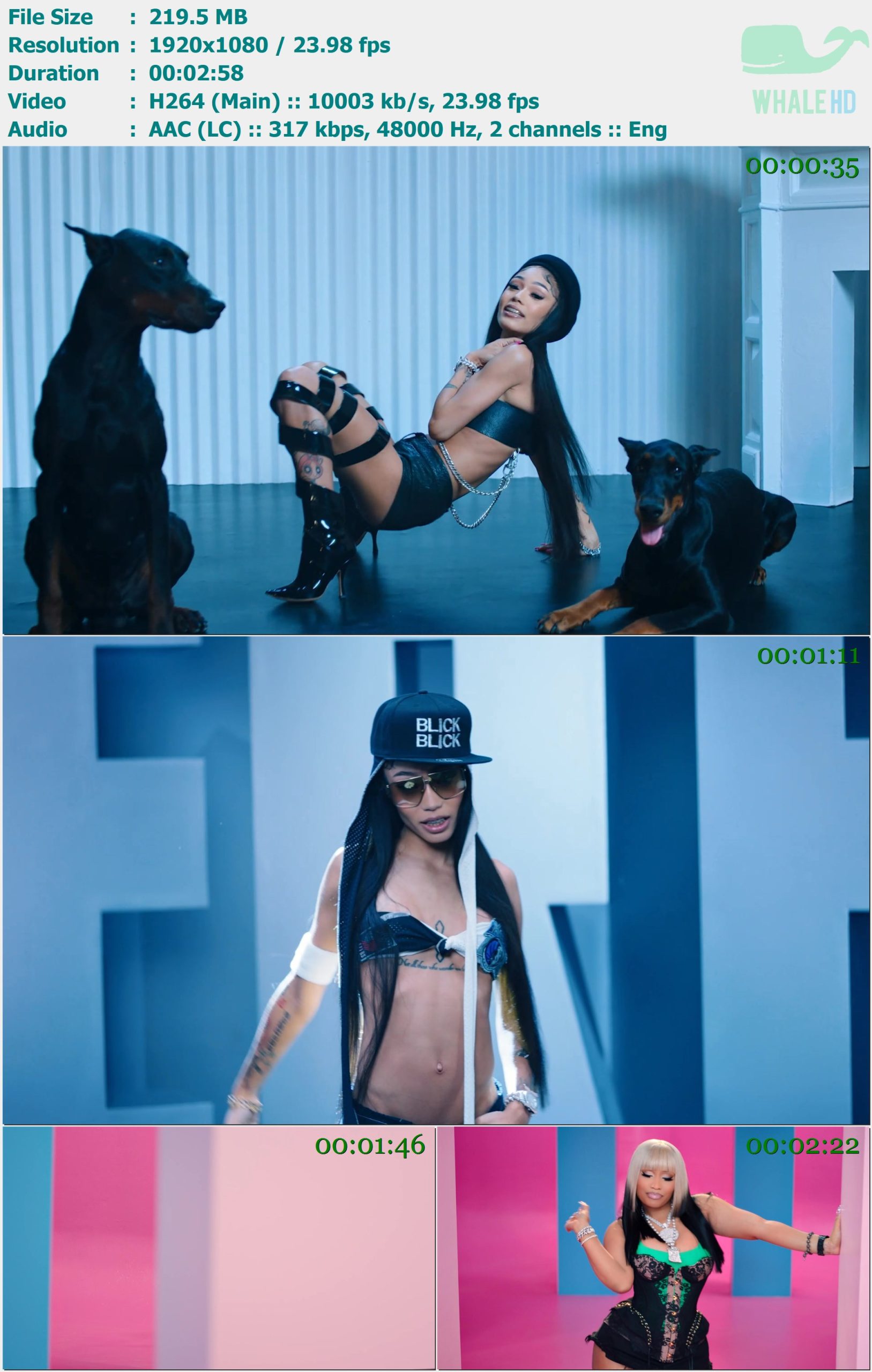 Coi Leray feat. Nicki Minaj - Blick Blick! 2022 𝐓𝐢𝐝𝐚𝐥 1080p H264 - 219.50MB
