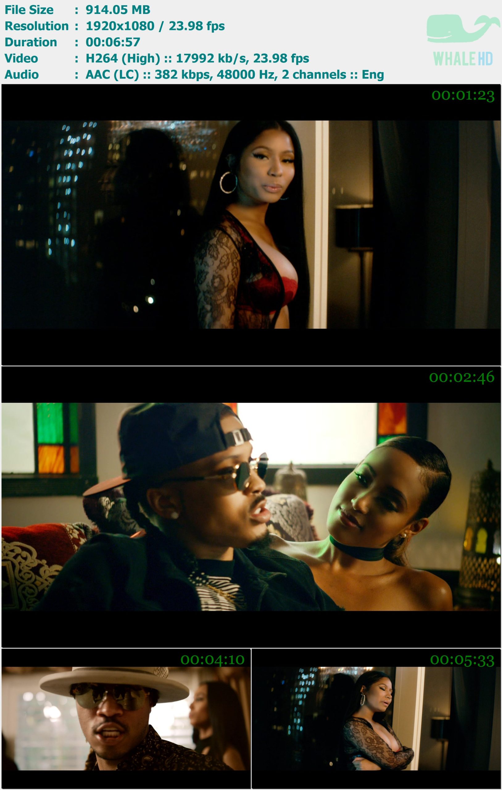 DJ Khaled feat. Nicki Minaj, Chris Brown, August Alsina, Jeremih, Future & Rick Ross - Do You Mind 2016 MasterRip 1080p H264 - 914.05MB