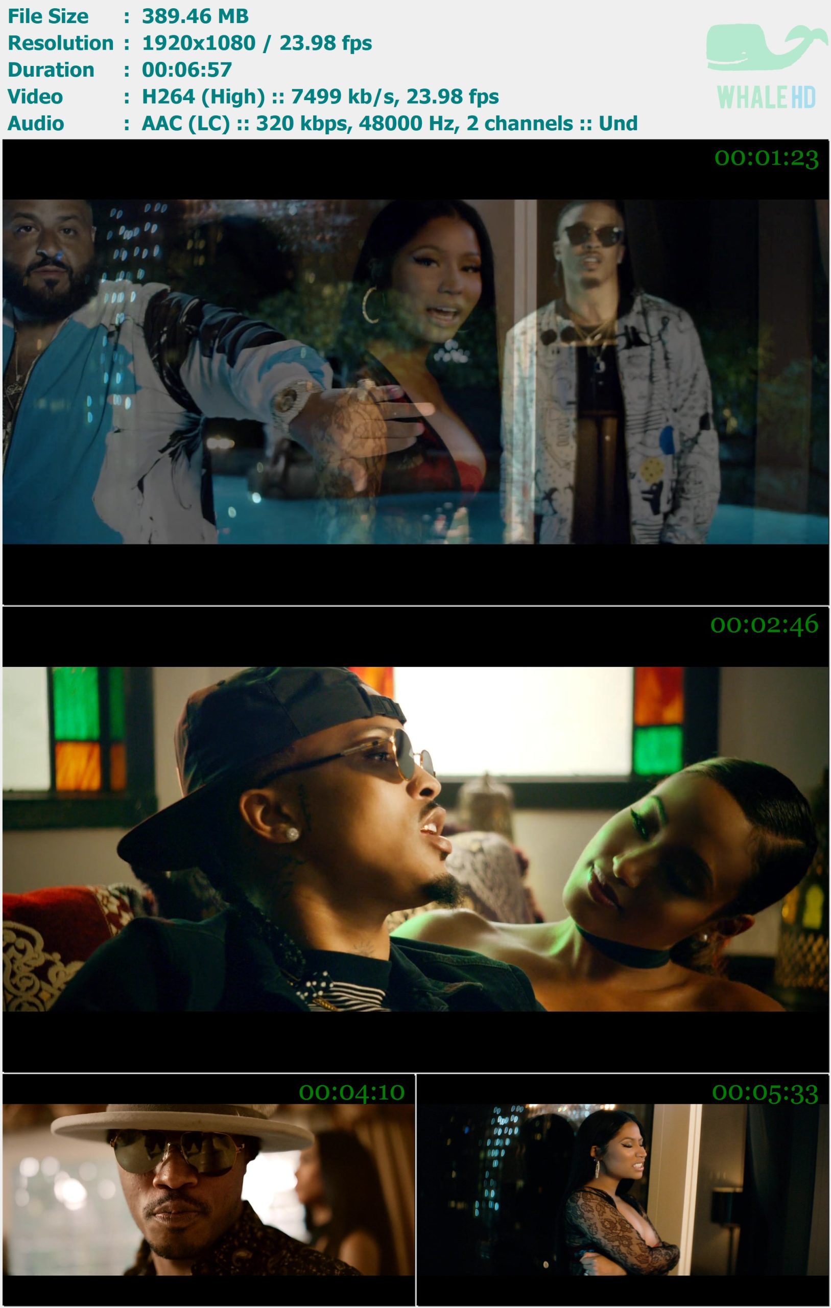 DJ Khaled feat. Nicki Minaj, Chris Brown, Jeremih, Future, August Alsina, Rick Ross - Do You Mind 2016 𝐓𝐢𝐝𝐚𝐥 H264 - 389.46MB