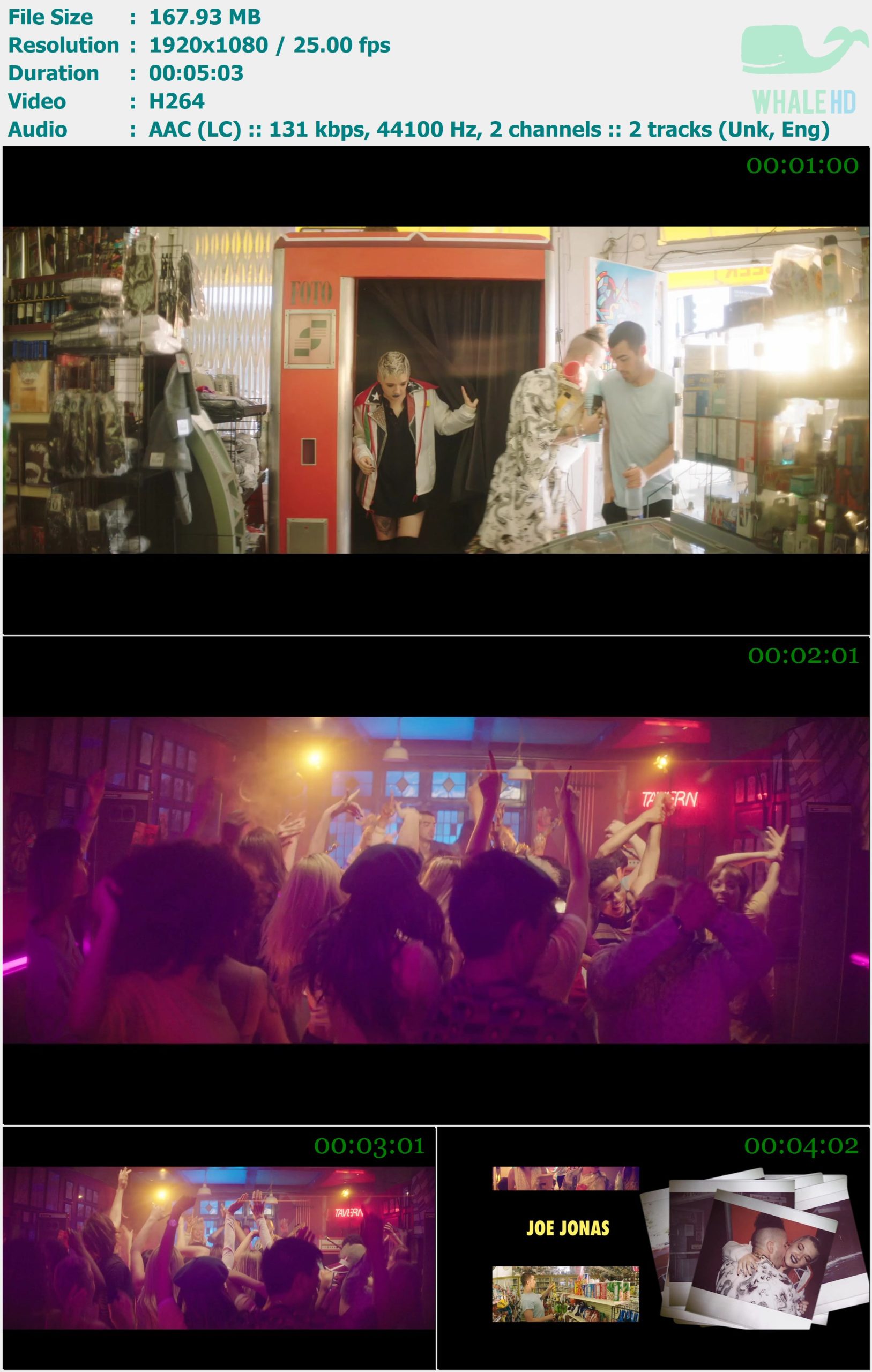 DNCE feat. Nicki Minaj - Kissing Strangers 2017 𝐕𝐄𝐕𝐎 1080p H264 - 167.93MB