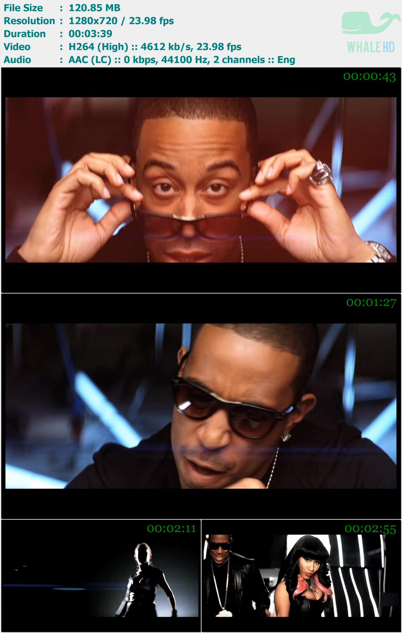 Ludacris feat. Nicki Minaj - My Chick Bad 2010 XBOX 720p H264 - 120.85MB