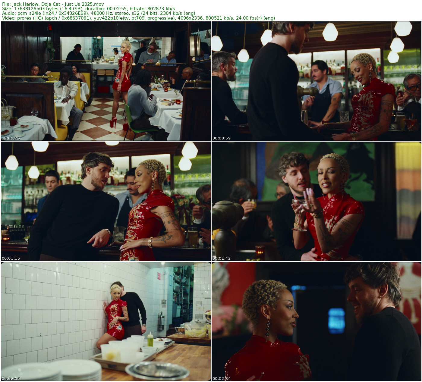Jack Harlow, Doja Cat - Just Us 2025 Master 2336p ProRes - 16.43GB