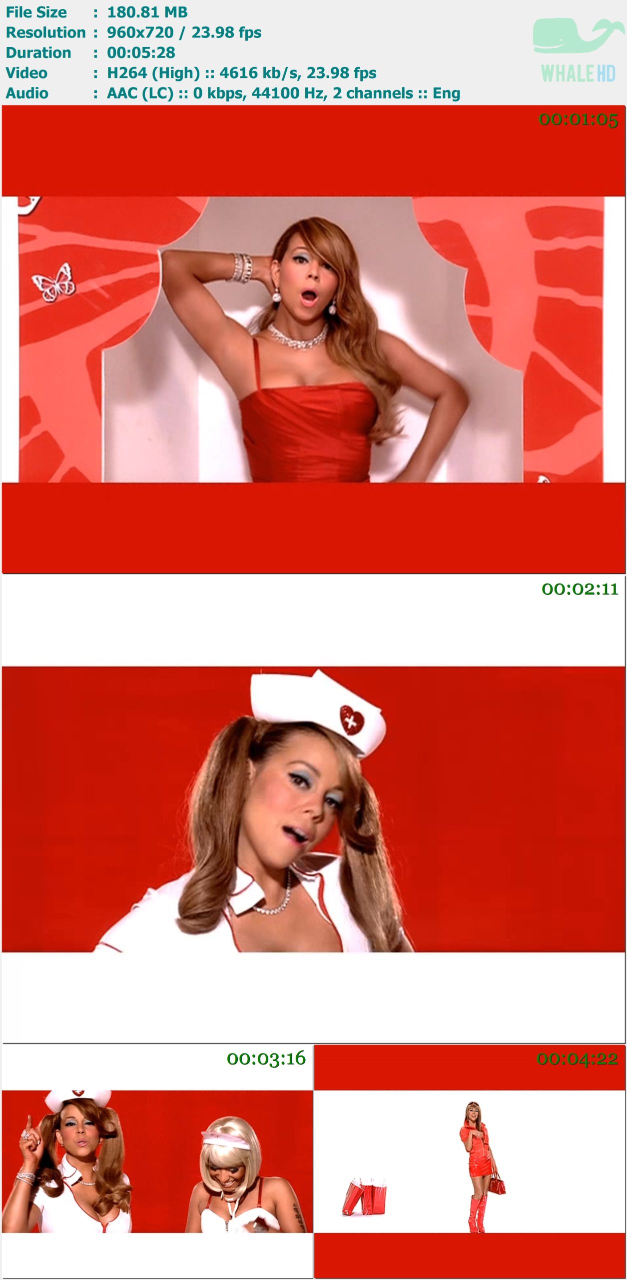 Mariah Carey feat. Nicki Minaj - Up Out My Face 2010 XBOX 720p H264 - 180.81MB