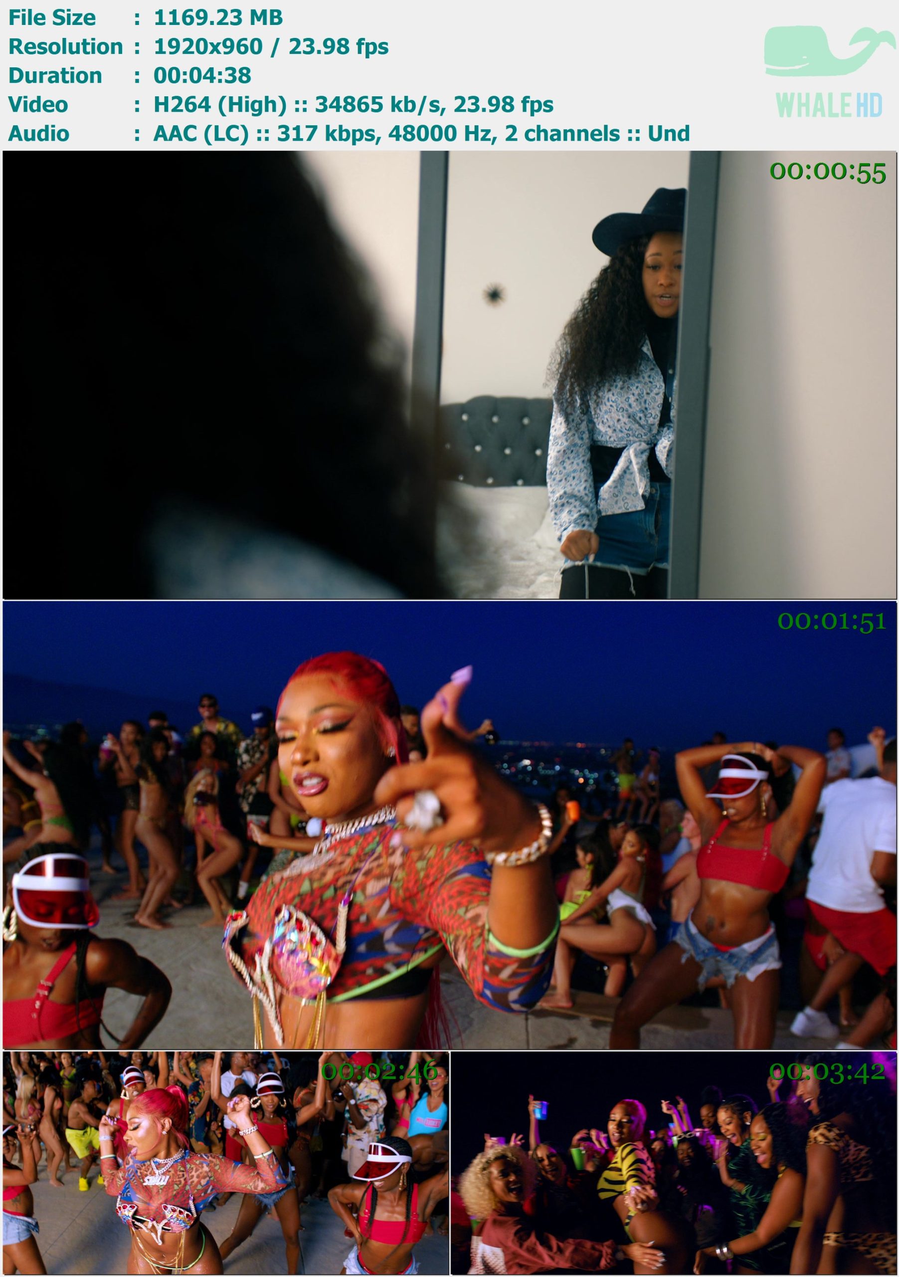 Megan Thee Stallion feat. Nicki Minaj & Ty Dolla $ign - Hot Girl Summer 2019 MasterRip 960p H264 - 1.14GB