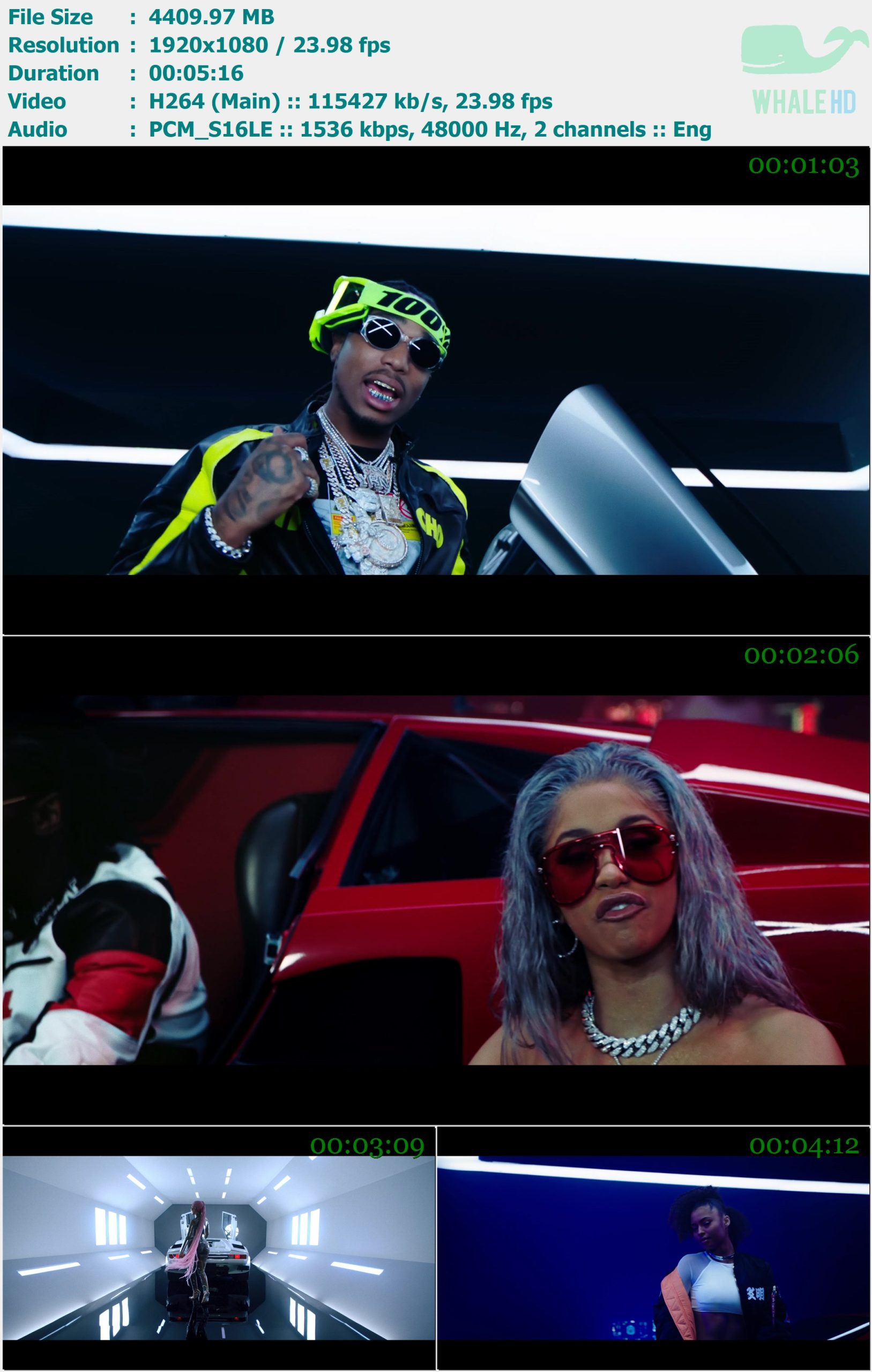 Migos, Nicki Minaj, Cardi B - Motor Sport 2017 MasterRip 1080p H264 - 4.31GB