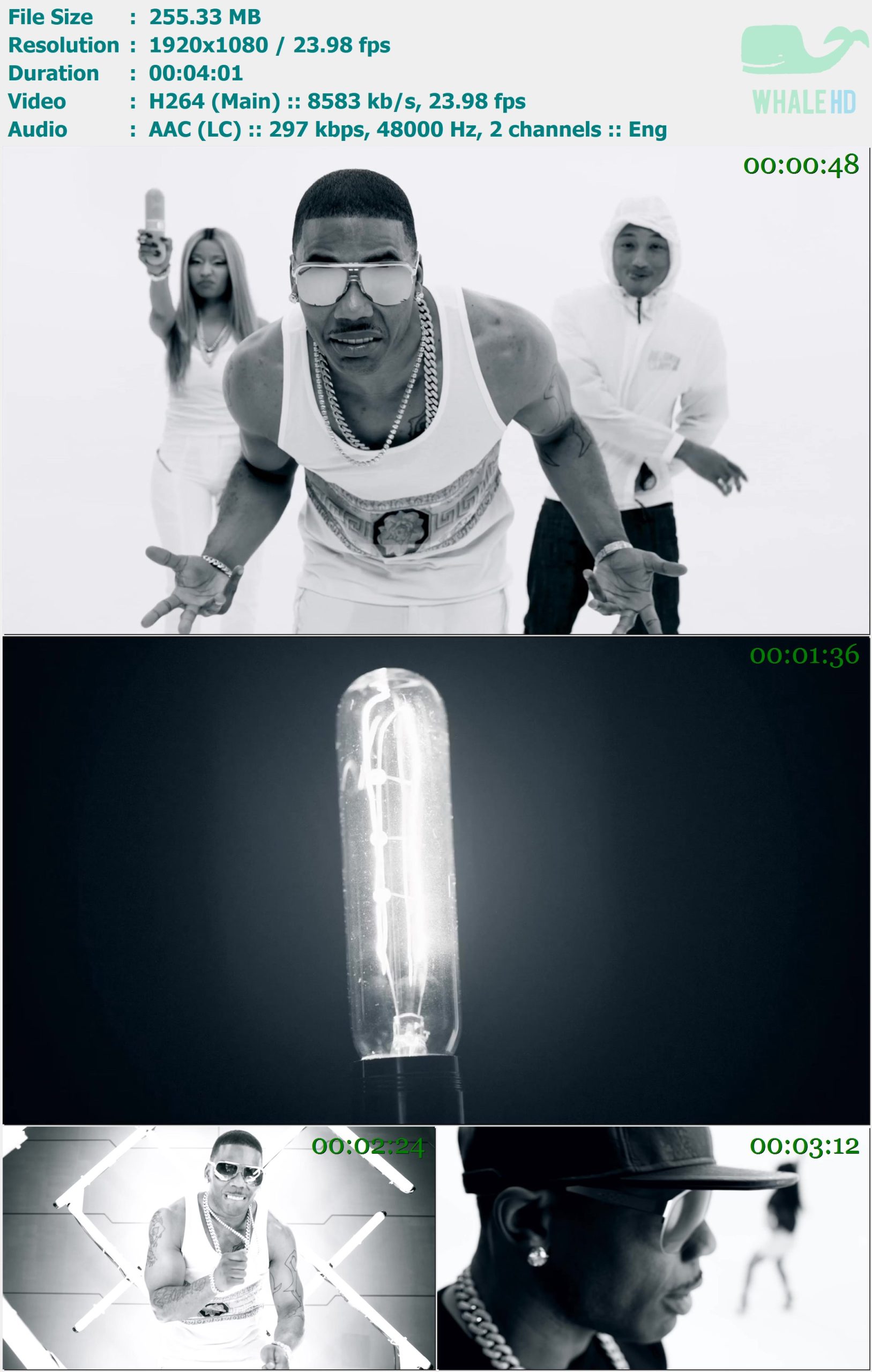 Nelly feat. Nicki Minaj & Pharrell - Get Like Me 2013 MasterRip 1080p H264 - 255.33MB
