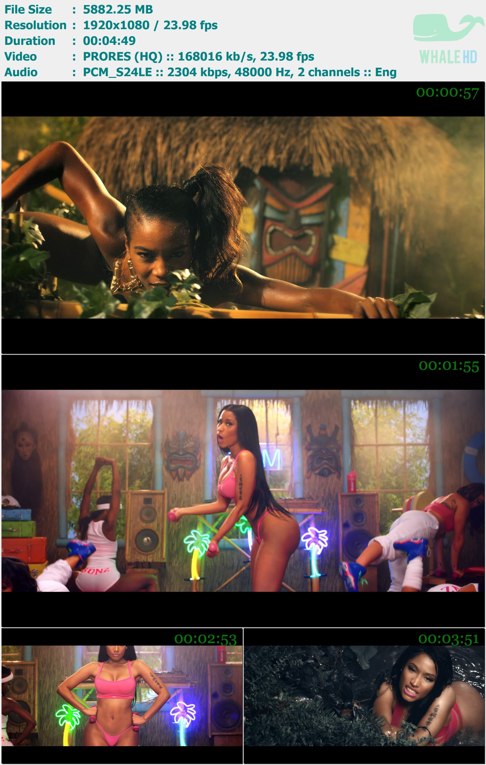 Nicki Minaj - Anaconda 2014 Master 1080p ProRes - 5.74GB