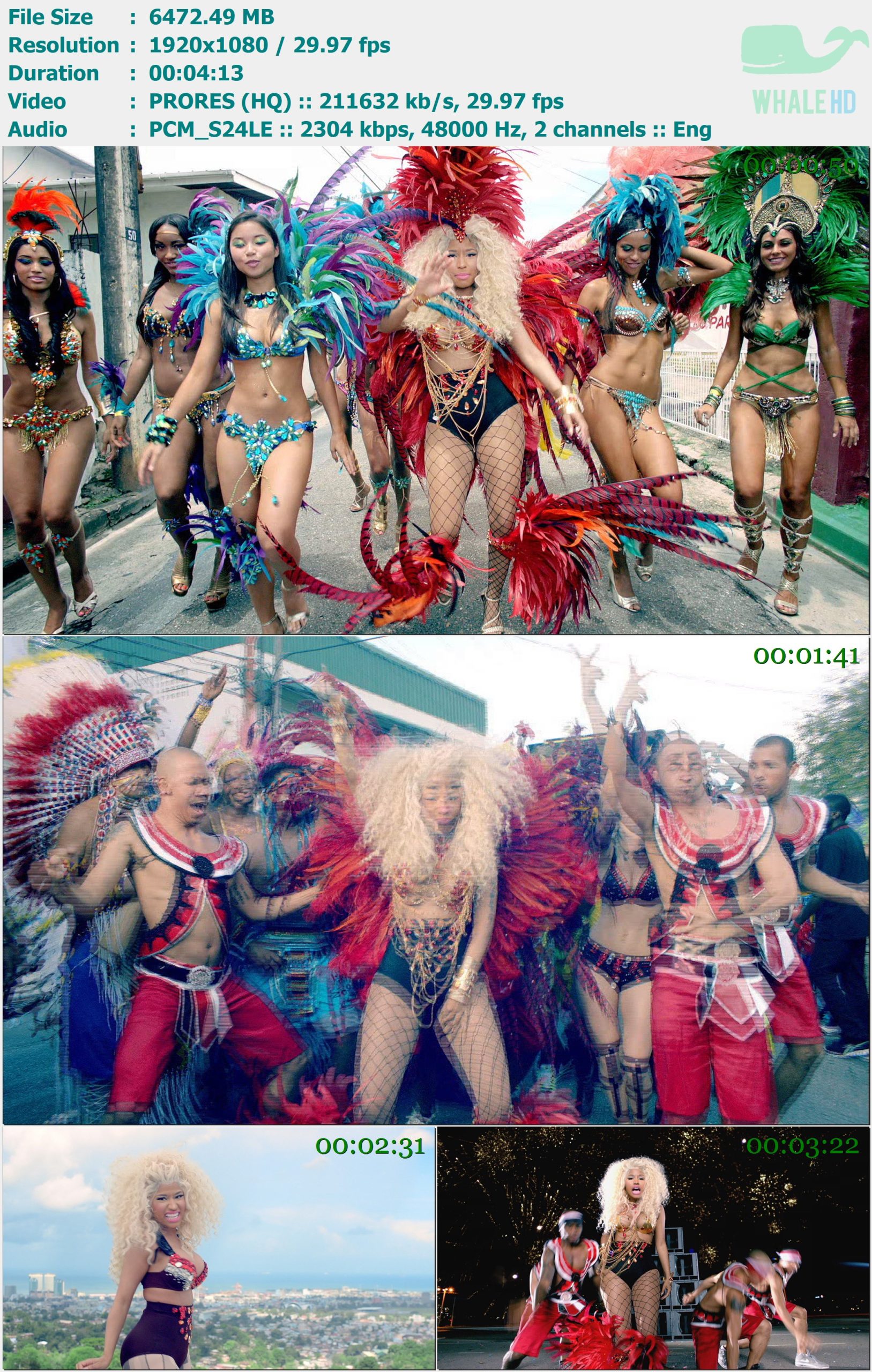 Nicki Minaj - Pound The Alarm 2012 Master 1080i ProRes - 6.32GB