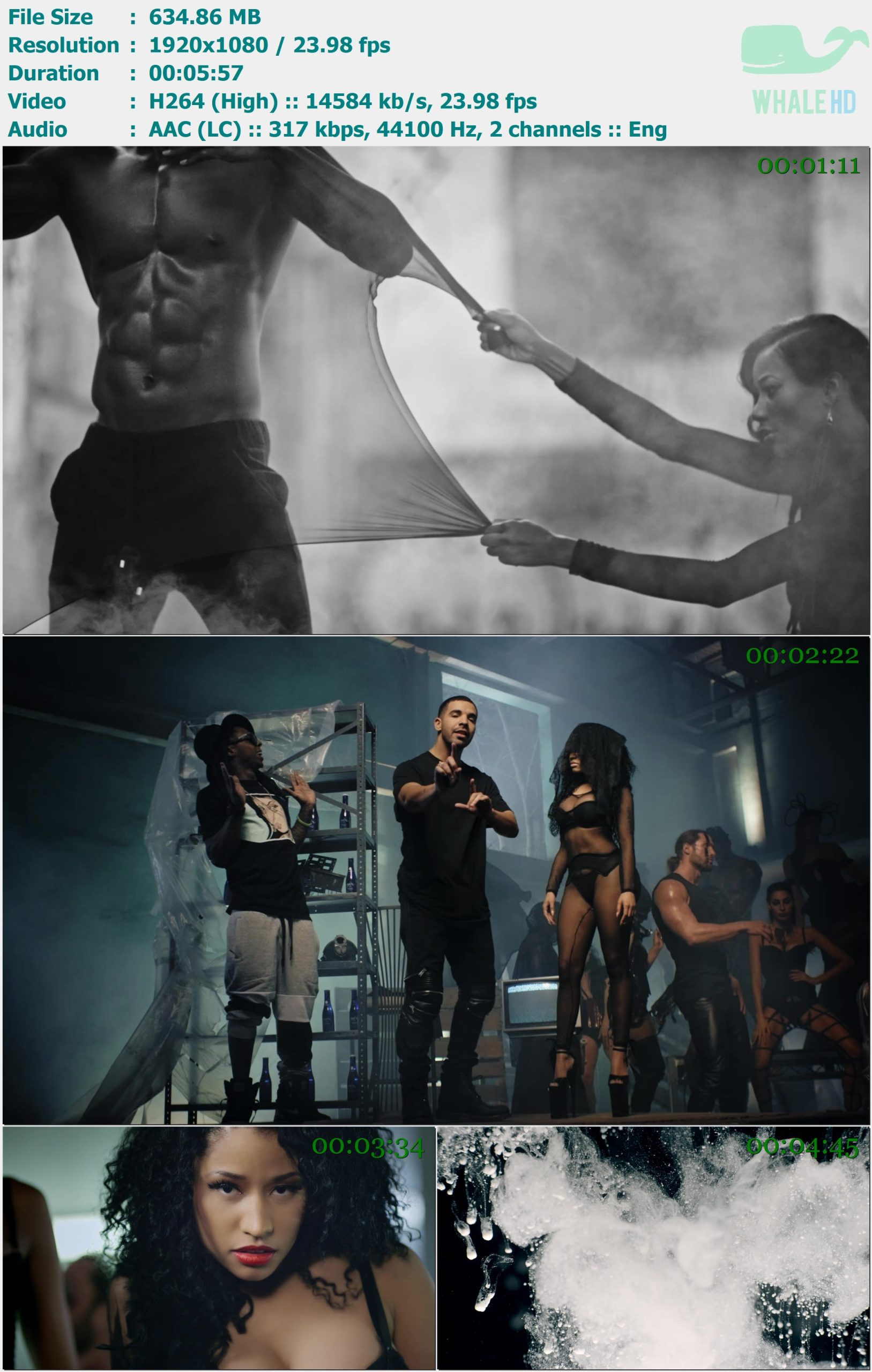 Nicki Minaj & Drake & Lil Wayne & Chris Brown - Only 2014 MasterRip 1080p H264 - 634.86MB