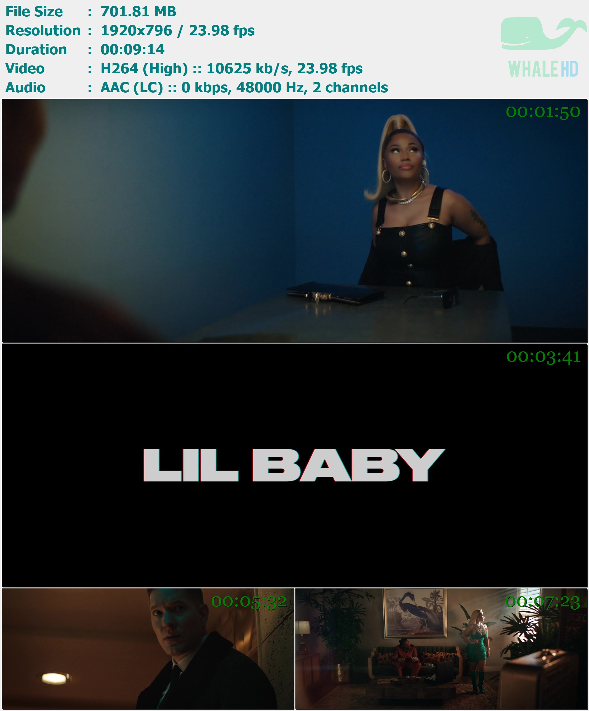 Nicki Minaj & Lil Baby - Do We Have A Problem? 2022 AM 796p H264 - 701.81MB