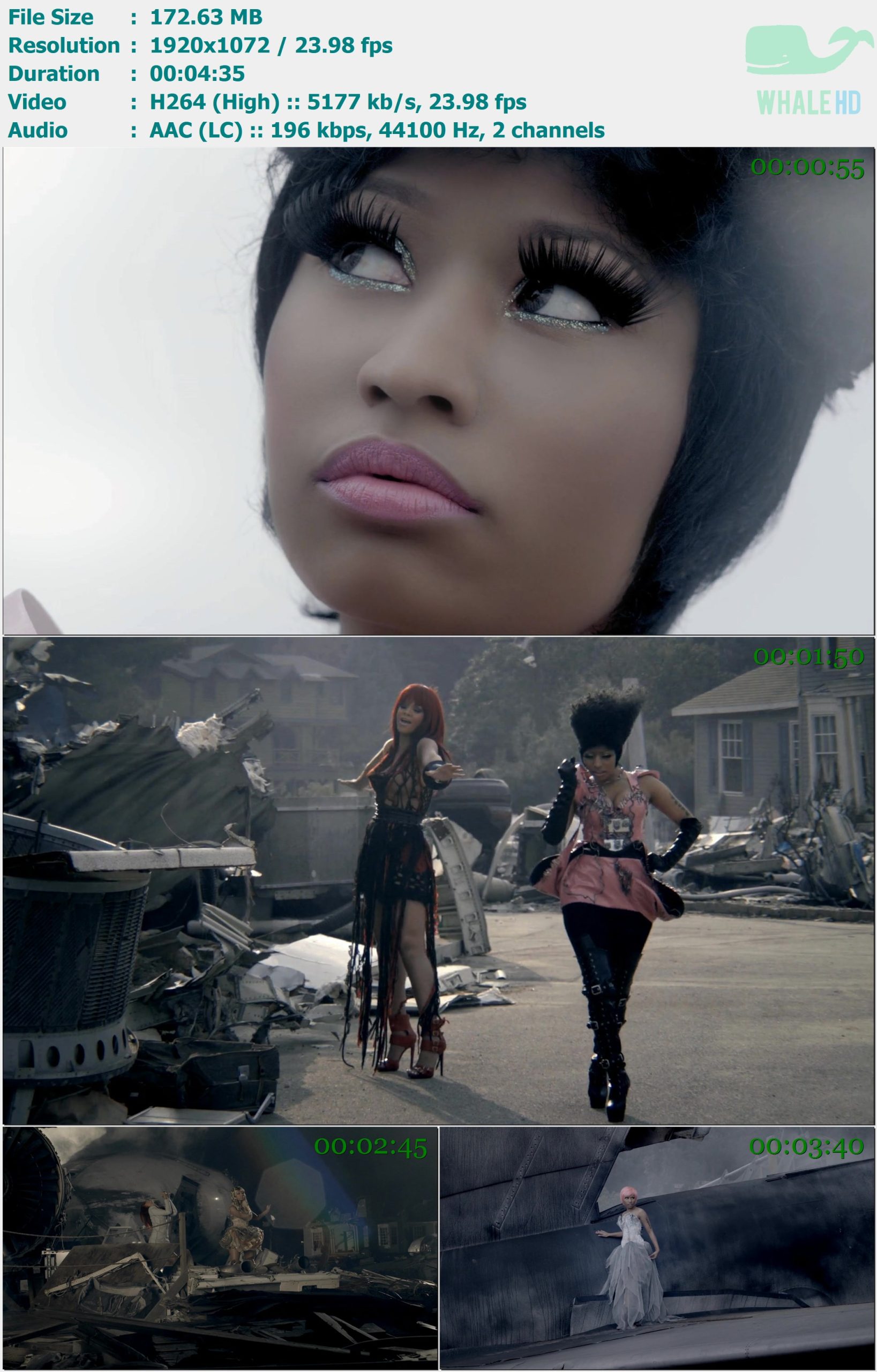 Nicki Minaj feat. Rihanna - Fly 2011 𝐕𝐄𝐕𝐎 1072p H264 - 172.63MB