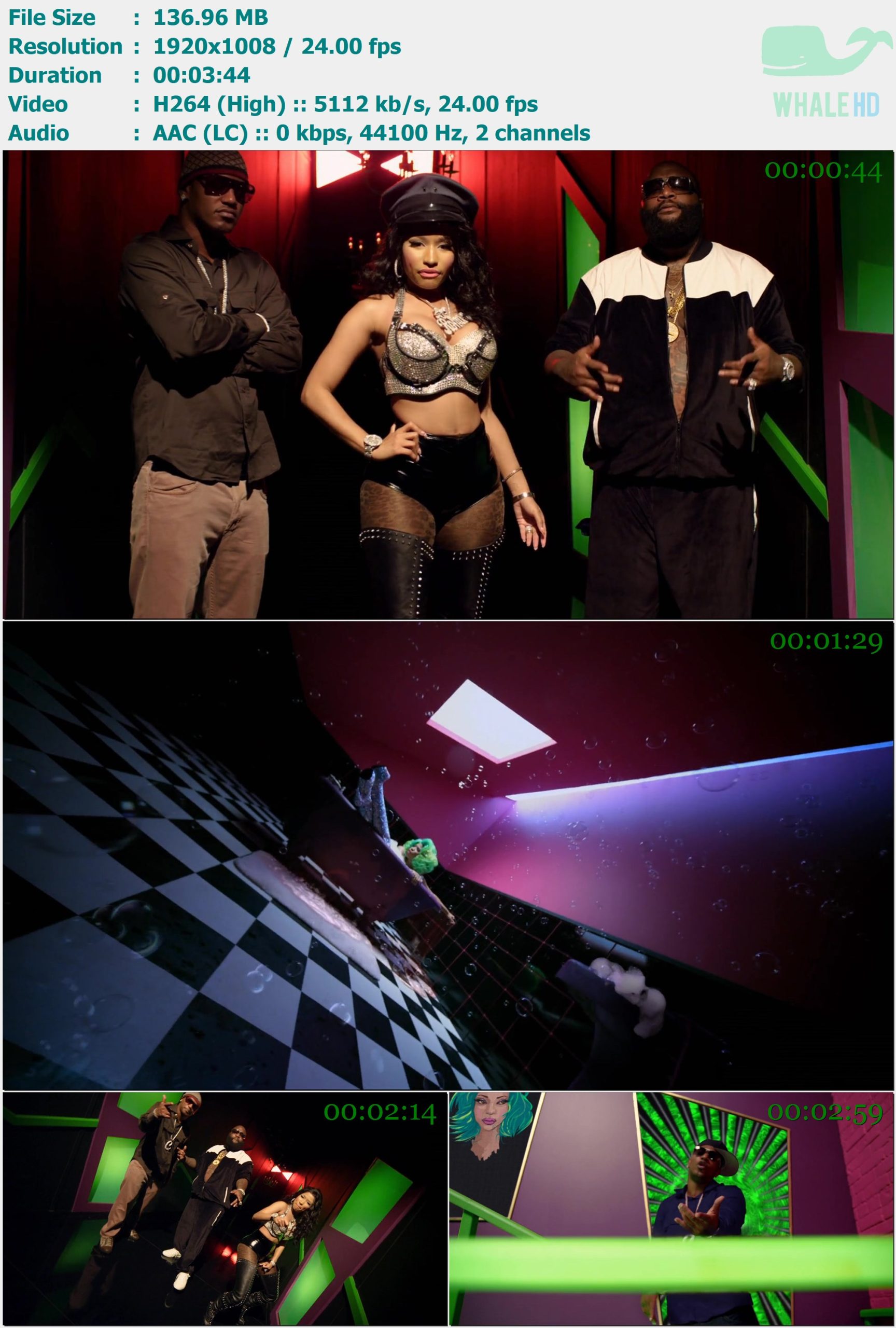 Nicki Minaj feat. Cam'Ron & Rick Ross - I Am Your Leader 2012 𝐕𝐄𝐕𝐎 1008p H264 - 136.96MB