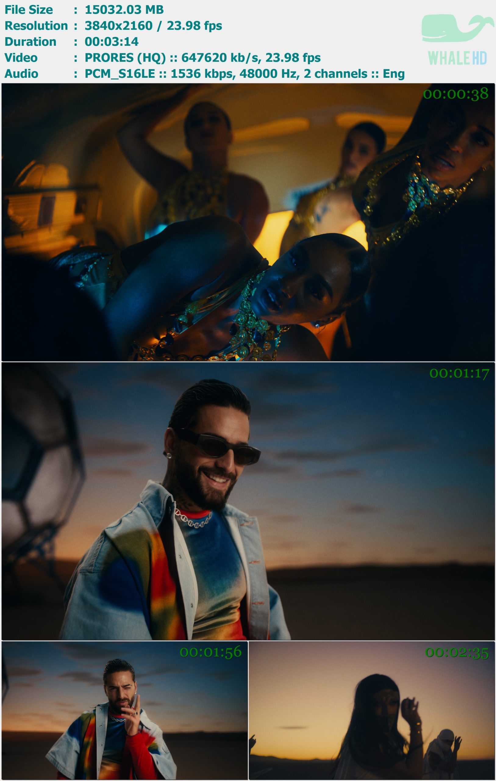 Nicki Minaj feat. Maluma, Myriam Fares - Tukoh Taka (Official FIFA Fan Festival Anthem 2022) Master 2160p ProRes - 14.68GB