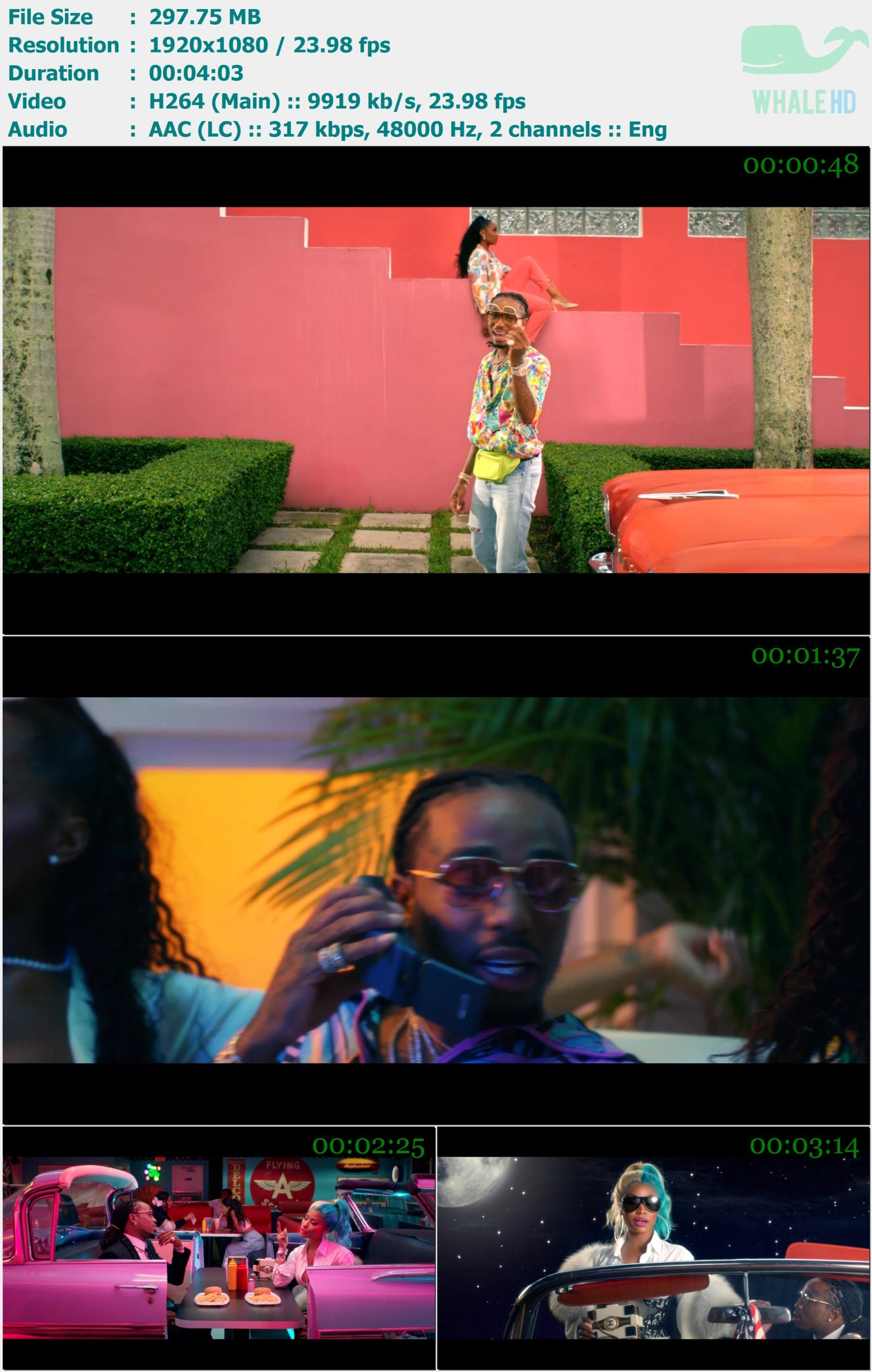 Quavo & Nicki Minaj - She For Keeps 2018 MasterRip 1080p H264 - 297.75MB