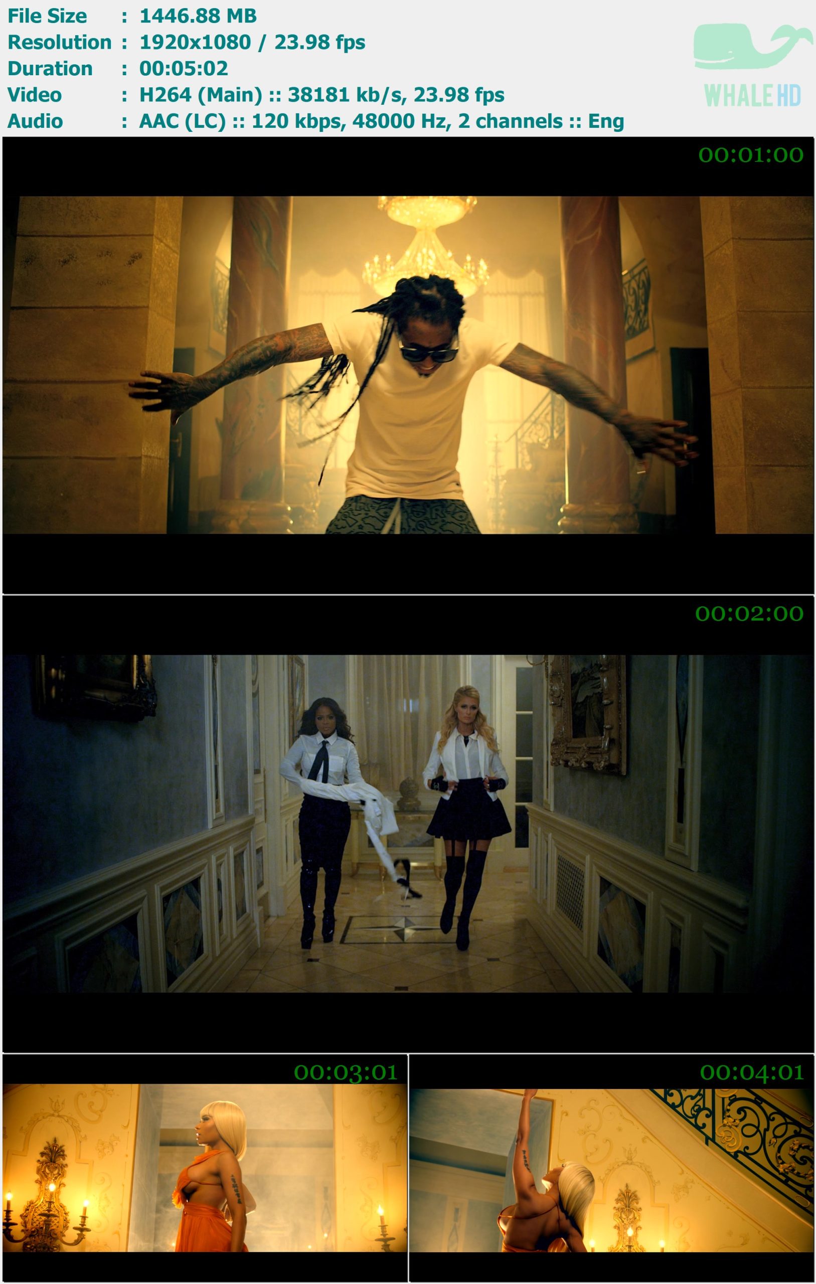 Rich Gang feat. Birdman, Lil Wayne, Nicki Minaj, Future, Mack Maine, & Detail - Tap Out 2013 MasterRip 1080p H264 - 1.41GB