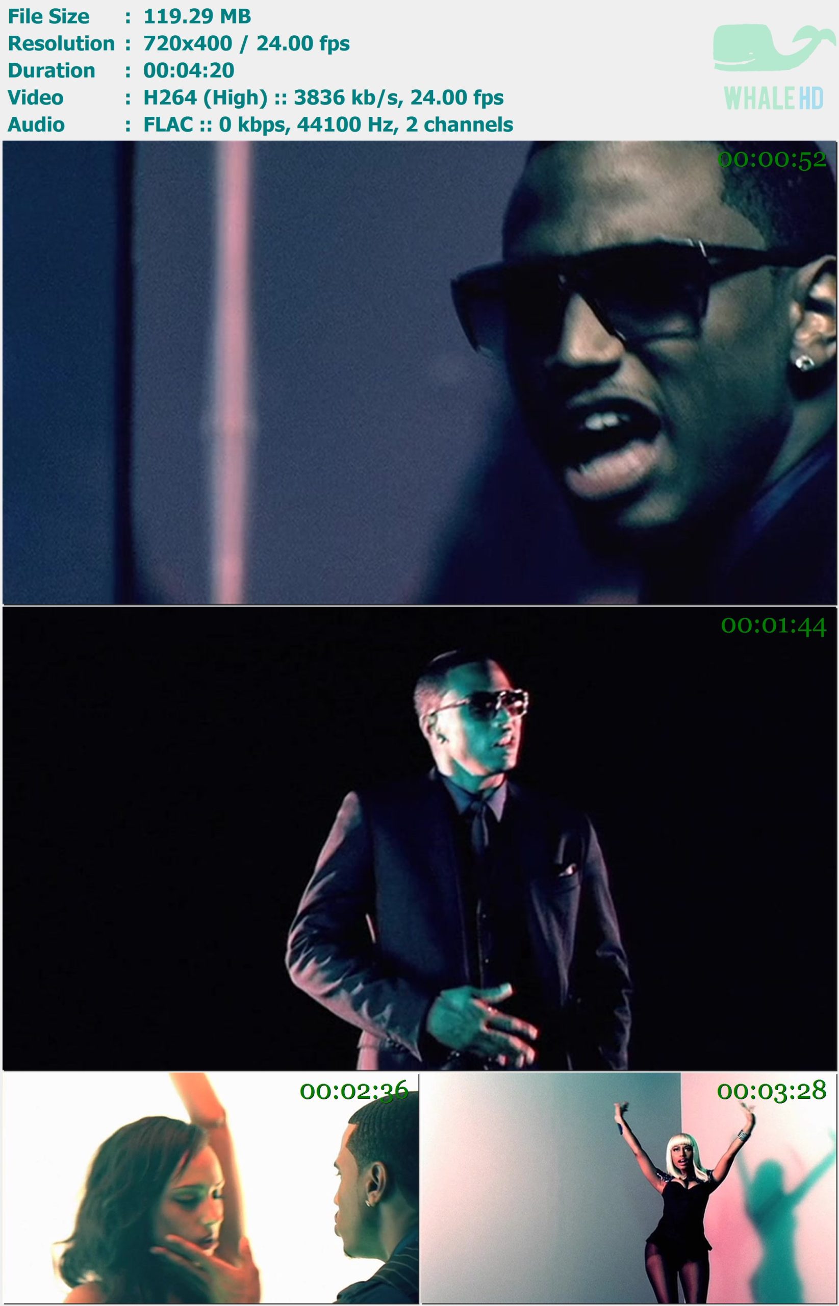 Trey Songz feat. Nicki Minaj - Bottoms Up 2010 WEBRip 400p H264 - 119.29MB