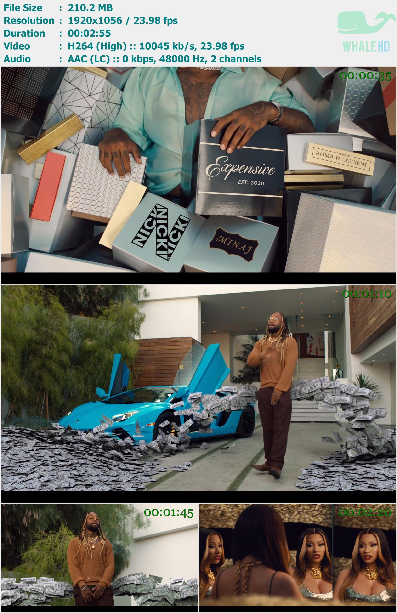 Ty Dolla $ign feat. Nicki Minaj - Expensive 2020 AM 1080p H264 - 210.20MB