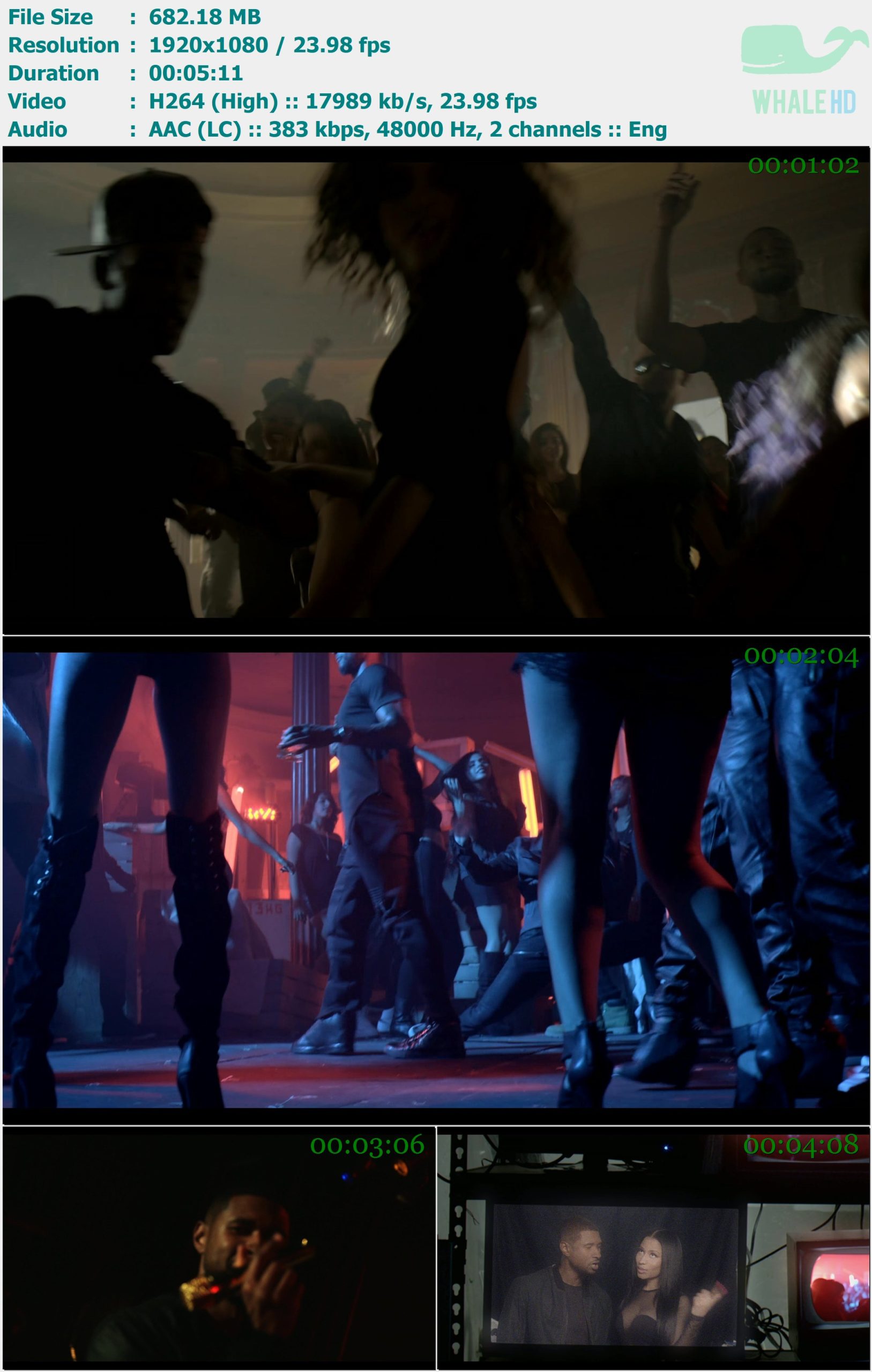 Usher feat. Nicki Minaj - She Came To Give It To You 2014 MasterRip 1080p H264 - 682.18MB