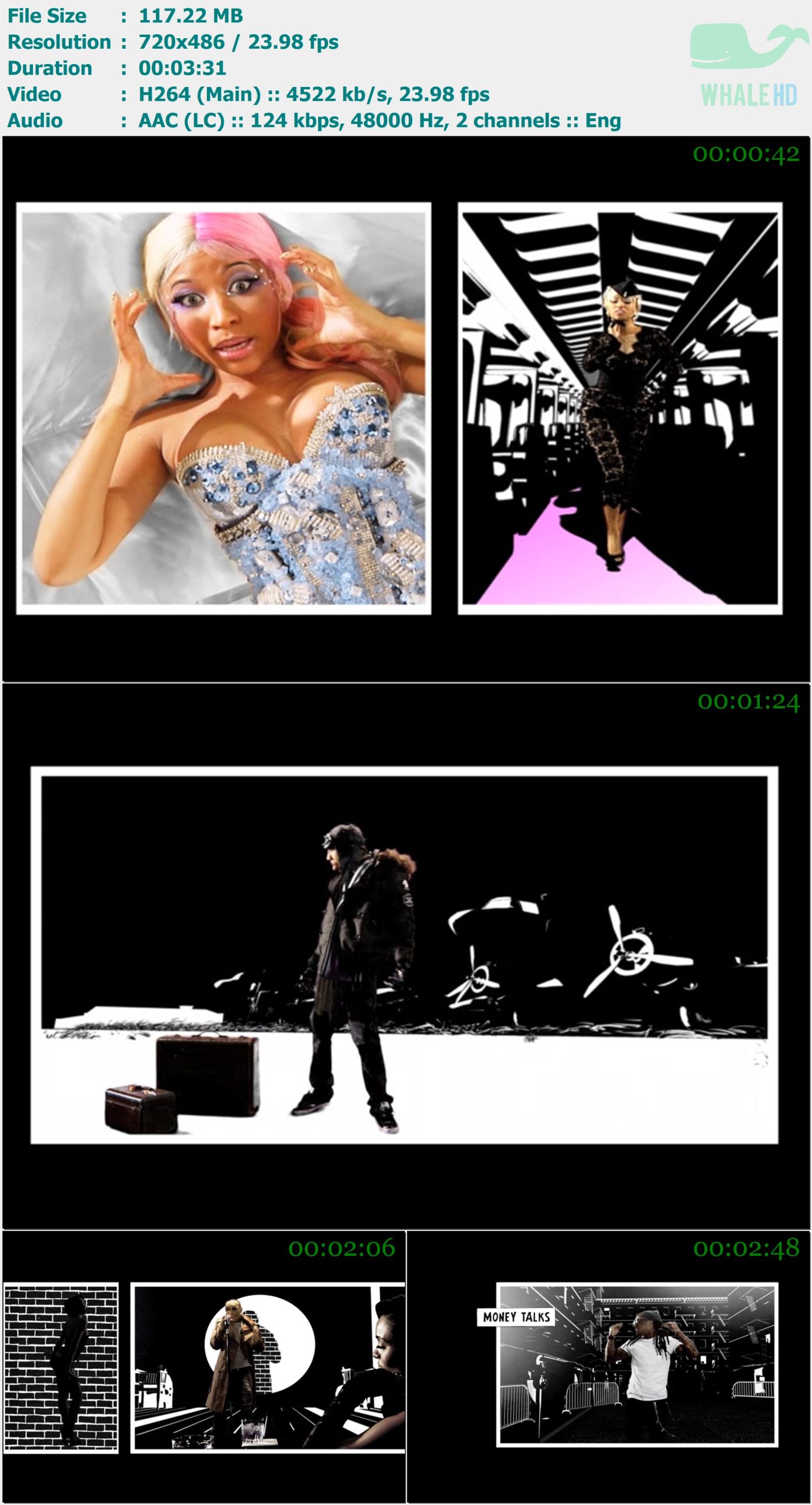 Young Money feat. Lil Wayne, Nicki Minaj & Tyga - Roger That 2010 MasterRip 486p H264 - 117.22MB
