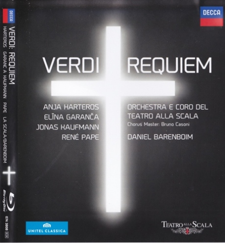 威尔第歌剧 安魂曲 Verdi - Messa da Requiem (Anja Harteros, Elina Garanca, Jonas Kaufmann, Rene Pape, Daniel Barenboim, Andy Sommer) 2013 BD蓝光原盘 1080i H264 - 24.23GB