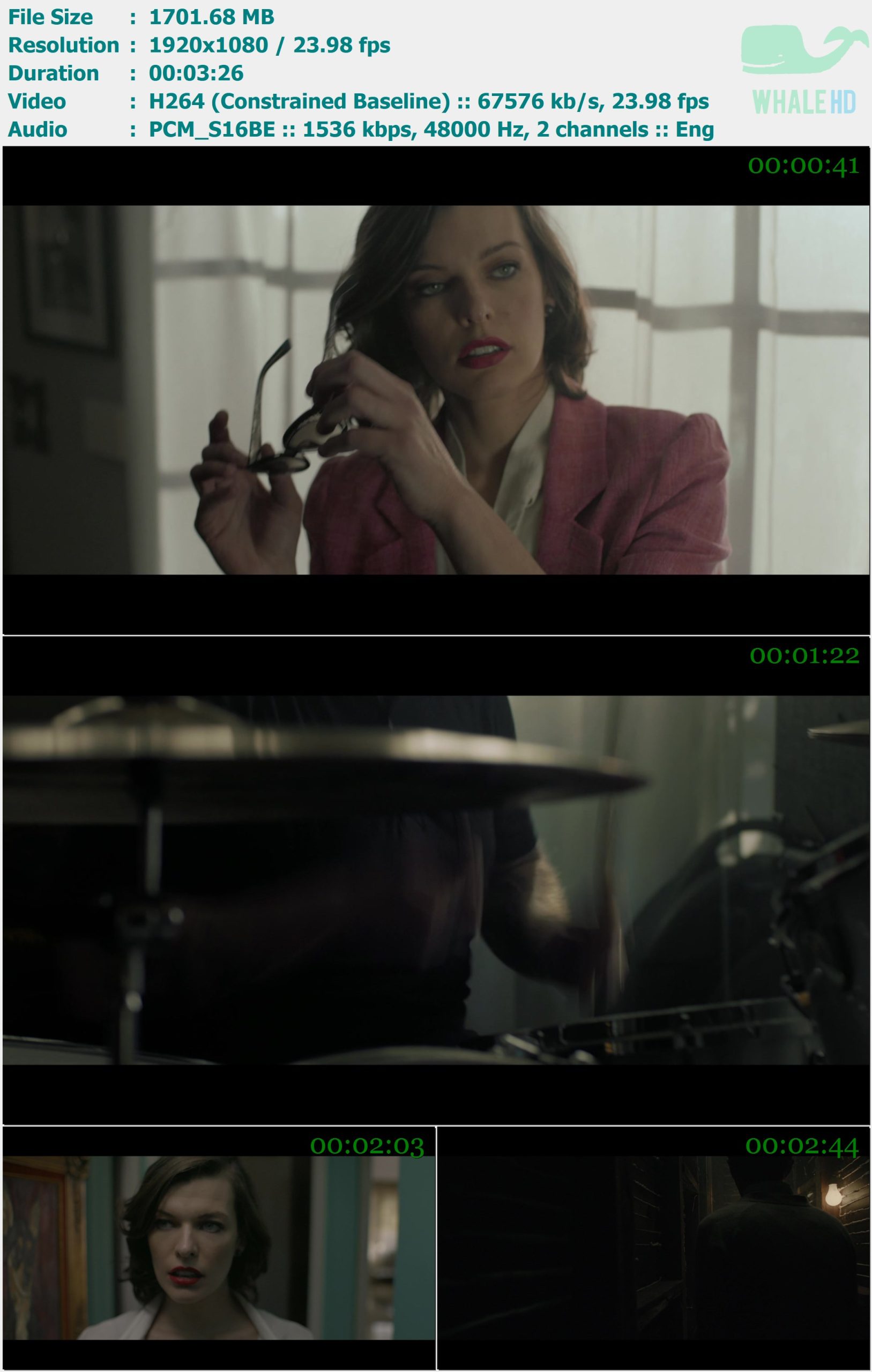 Alkaline Trio - I Wanna Be a Warhol (stars Milla Jovovich) 2013 MasterRip 1080p H264 - 1.66GB