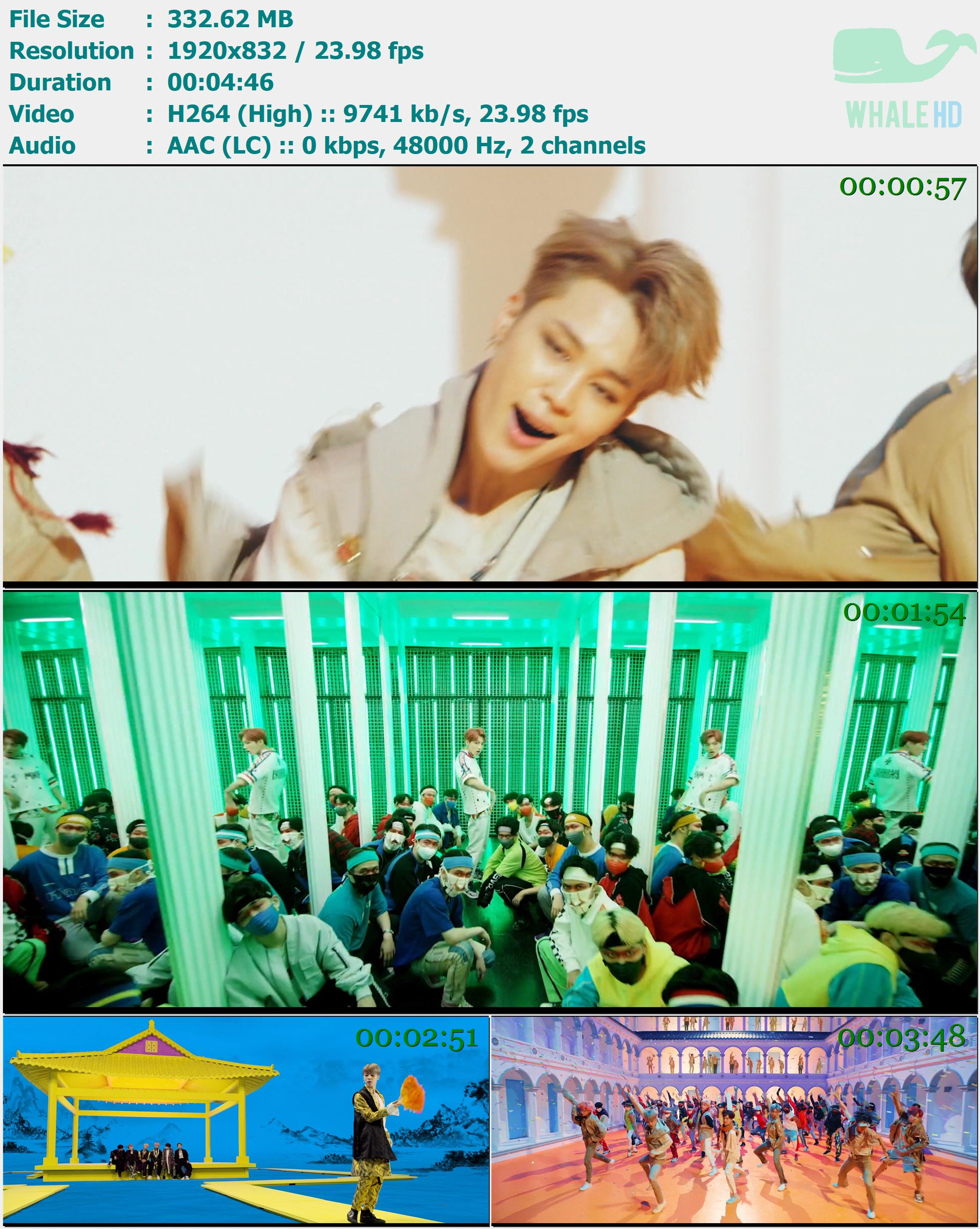 防弹少年团 BTS feat. Nicki Minaj - IDOL 2018 AM 832p H264 - 332.62MB